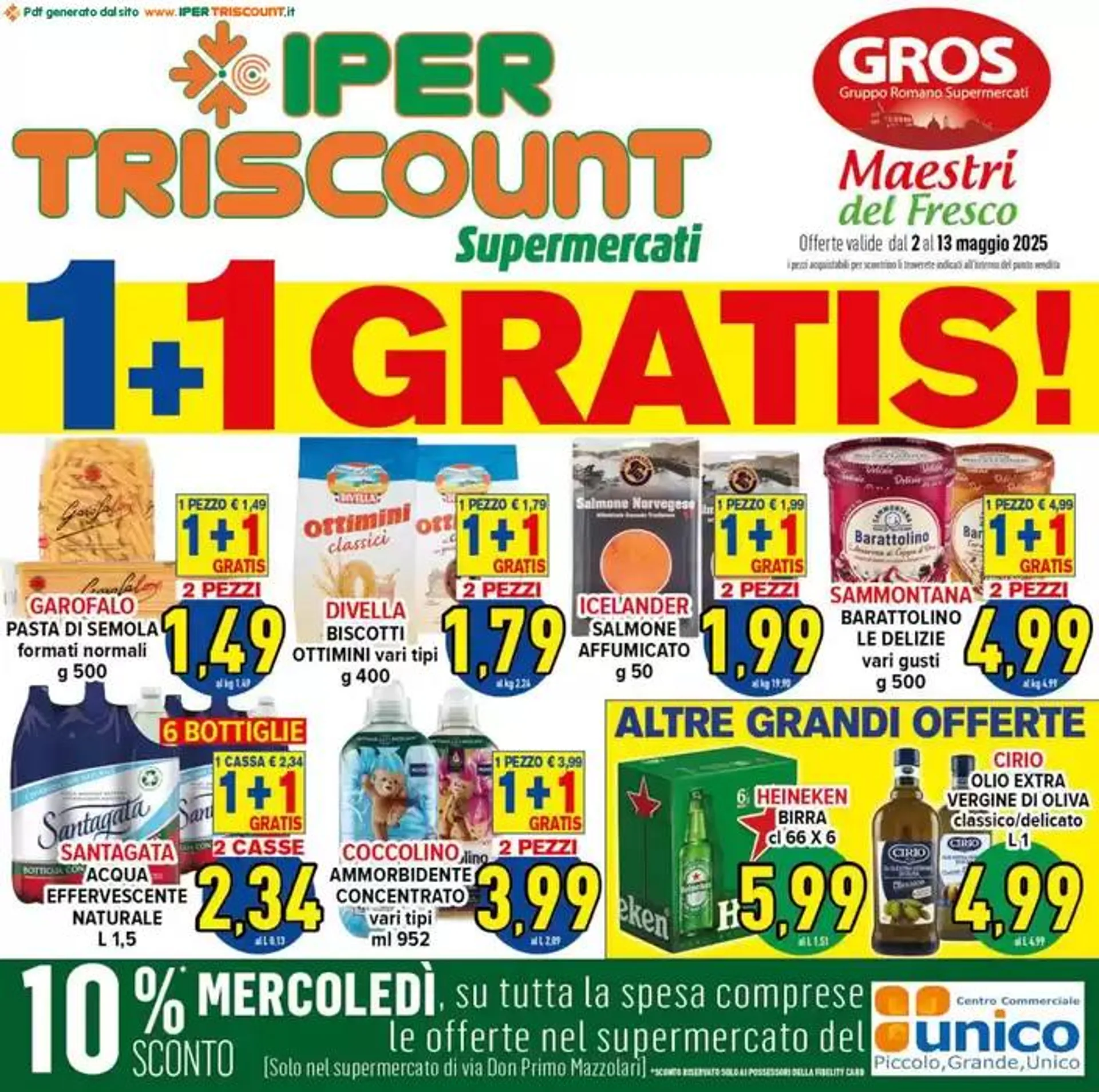 1+1 gratis! da 2 maggio a 13 maggio di 2025 - Pagina del volantino 1