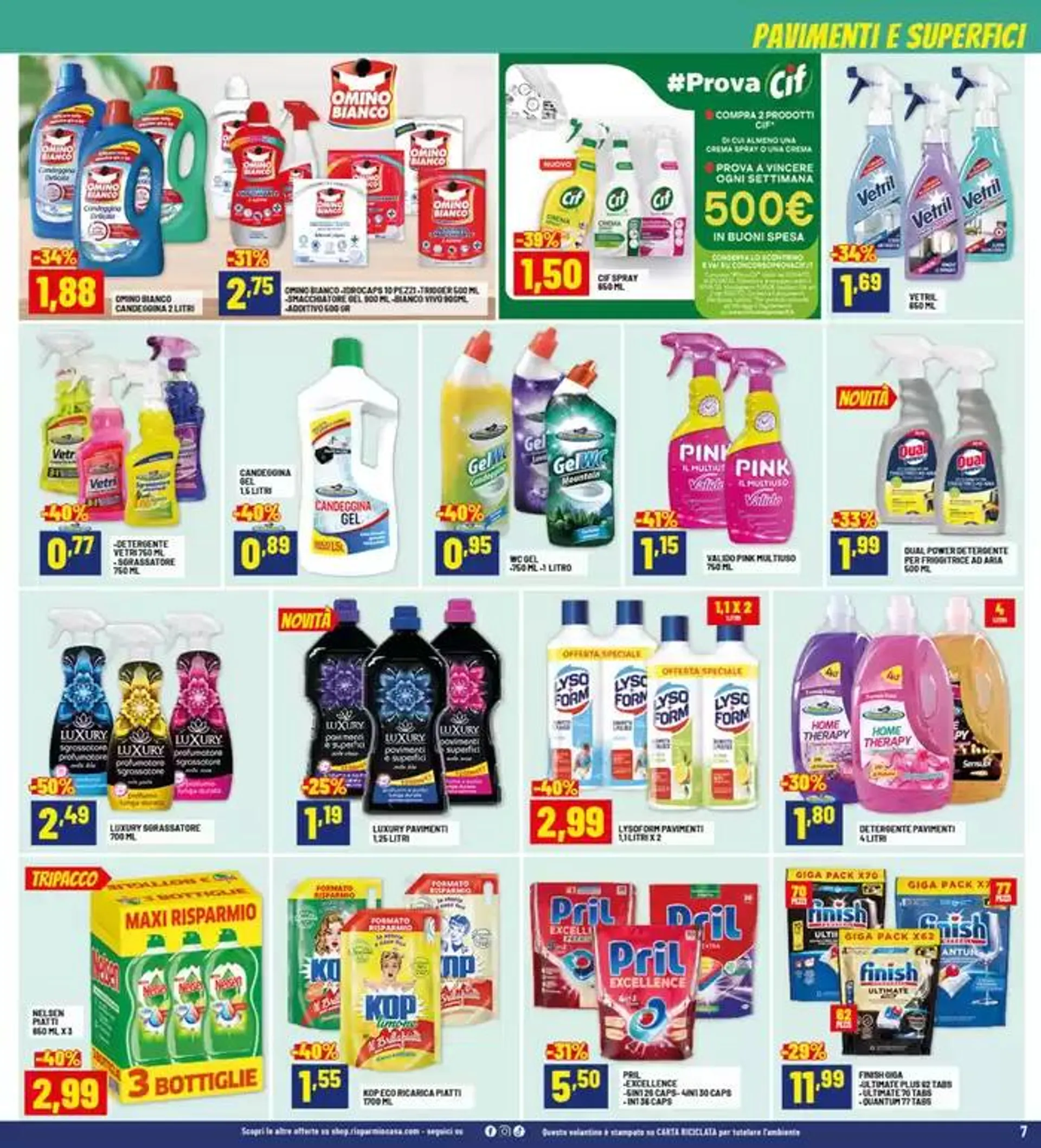 Sconti del 30% 40% 50% da 26 aprile a 10 maggio di 2025 - Pagina del volantino 7