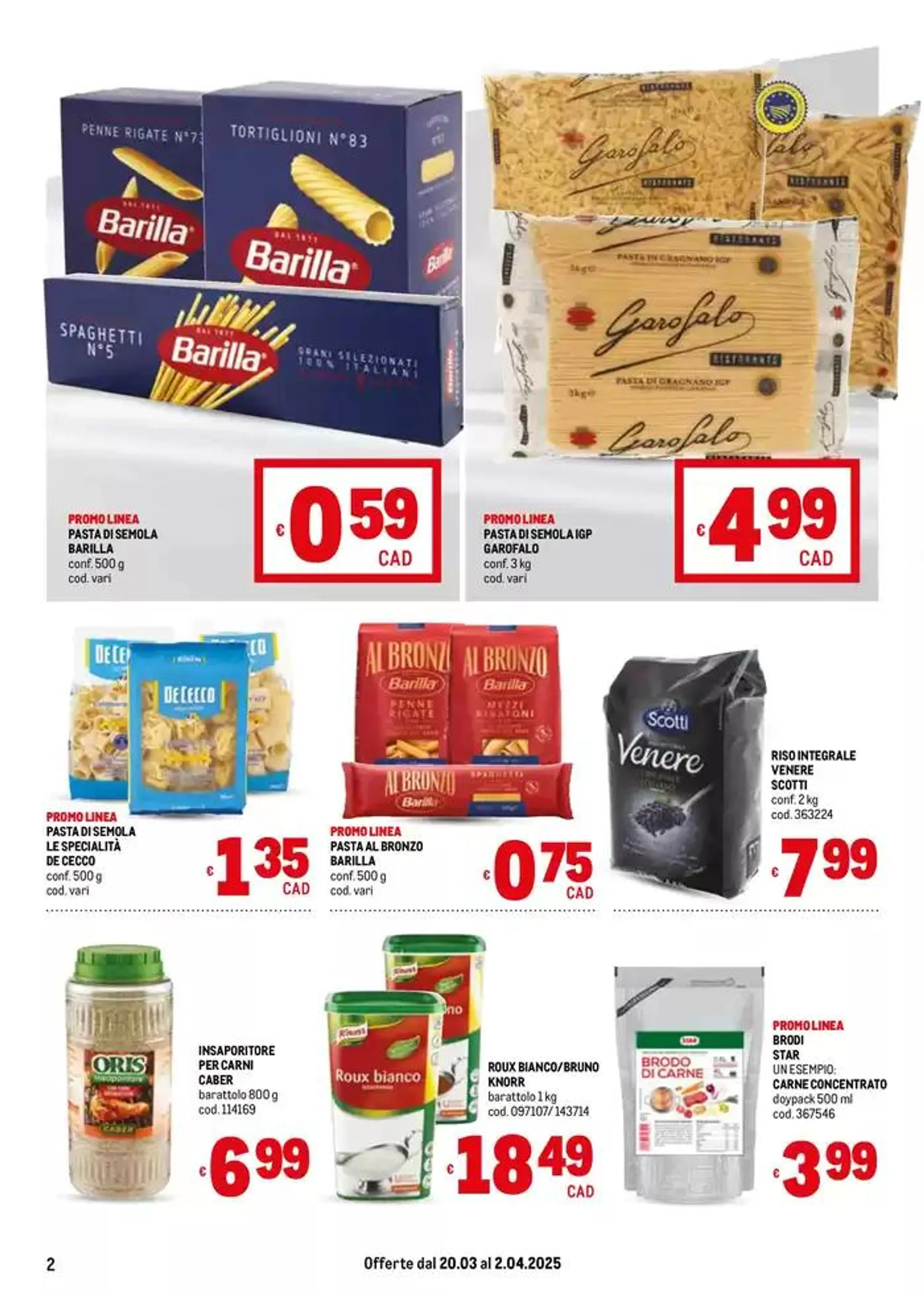 Offerte per te -Area 1 da 20 marzo a 2 aprile di 2025 - Pagina del volantino 2