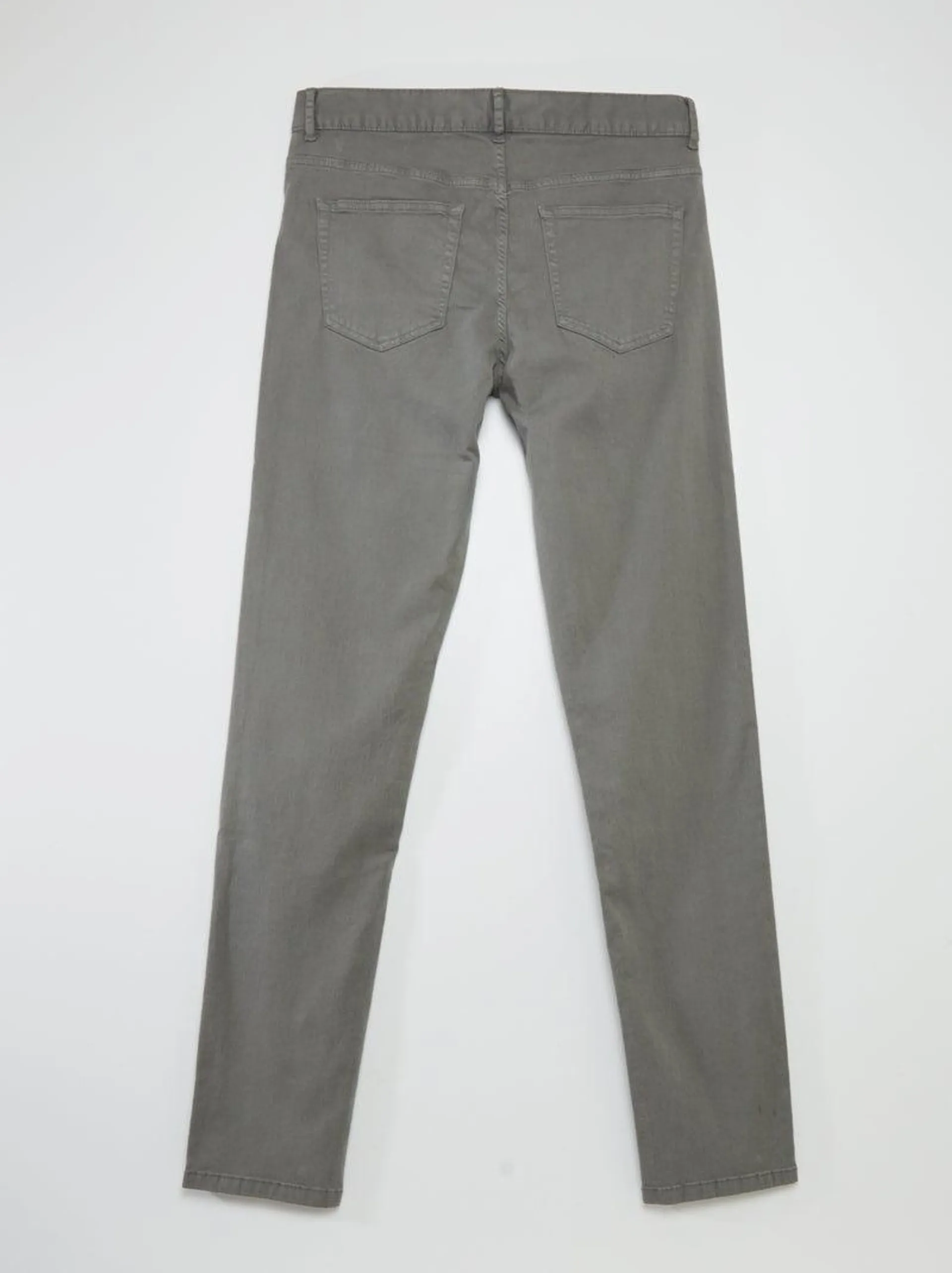 Pantaloni slim L38 +195cm - VERDE