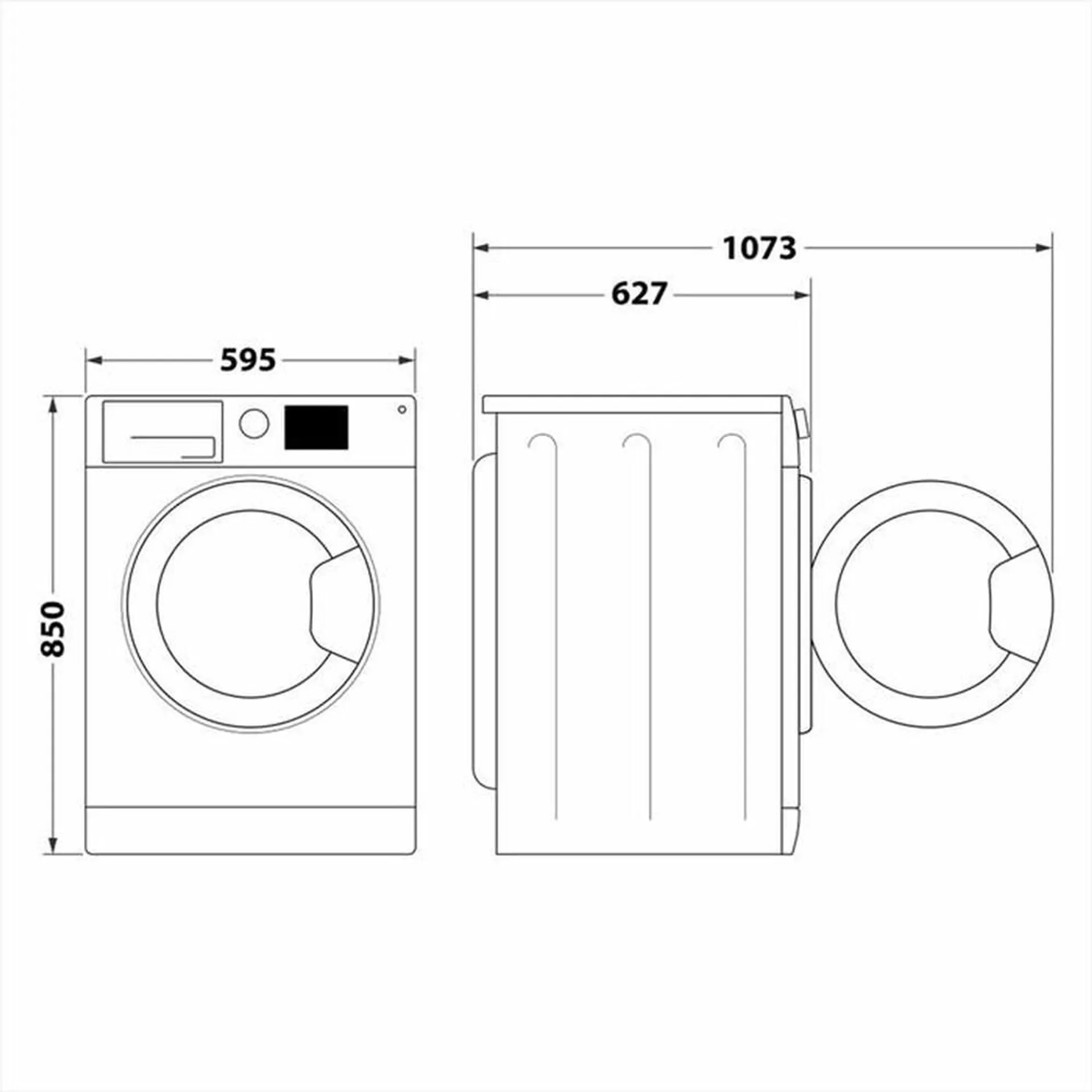 WHIRLPOOL - Lavatrice FRESHCARE FFB 846 SV IT 8 Kg Classe A-Bianco