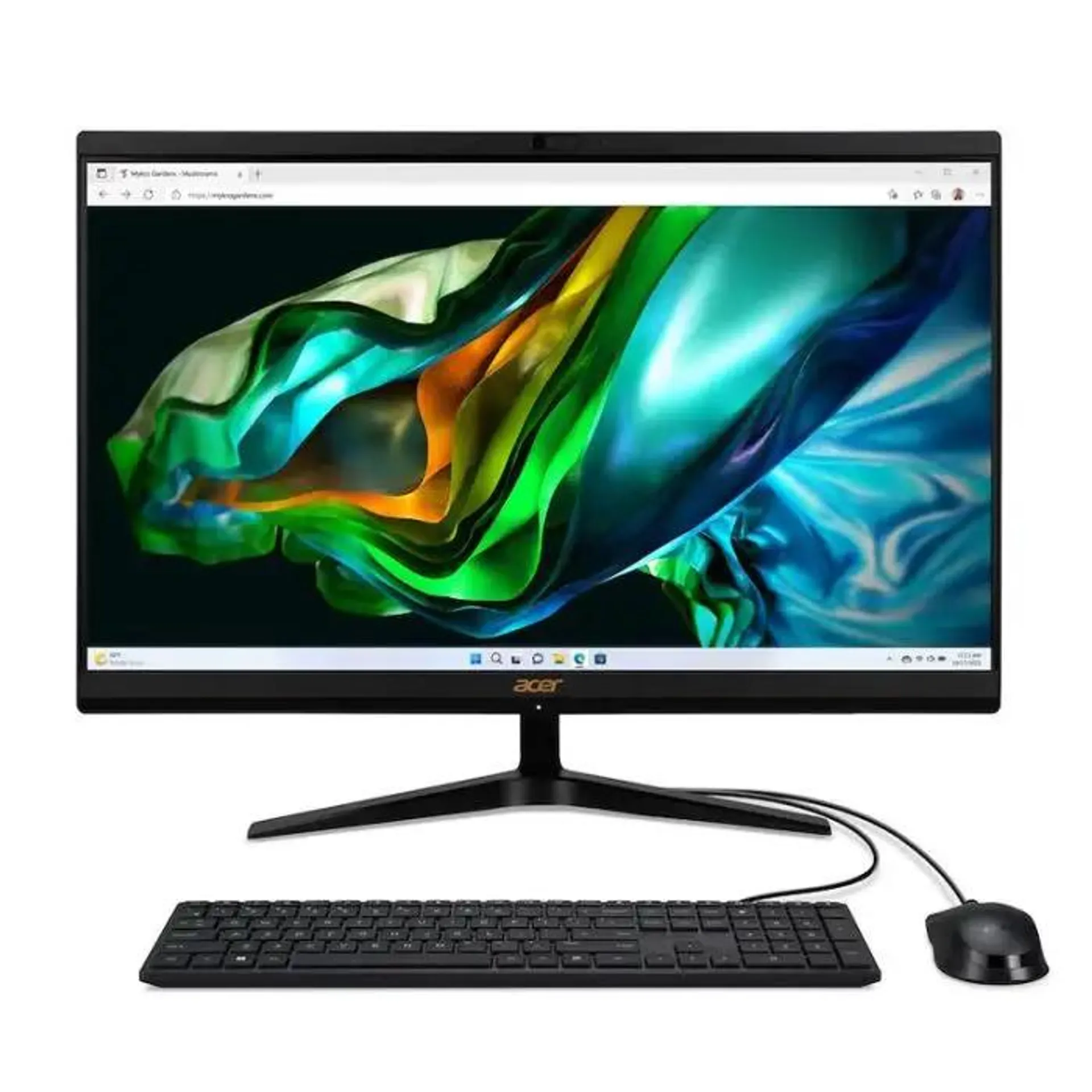 Acer aspire c24-1800 intel® core™ i3 i3-1305u 60,5 cm (23.8") 1920 x 1080 pixel pc all-in-one 8 gb ddr4-sdram 512 gb ssd windows 11 home wi-fi 6e (802.11ax) nero