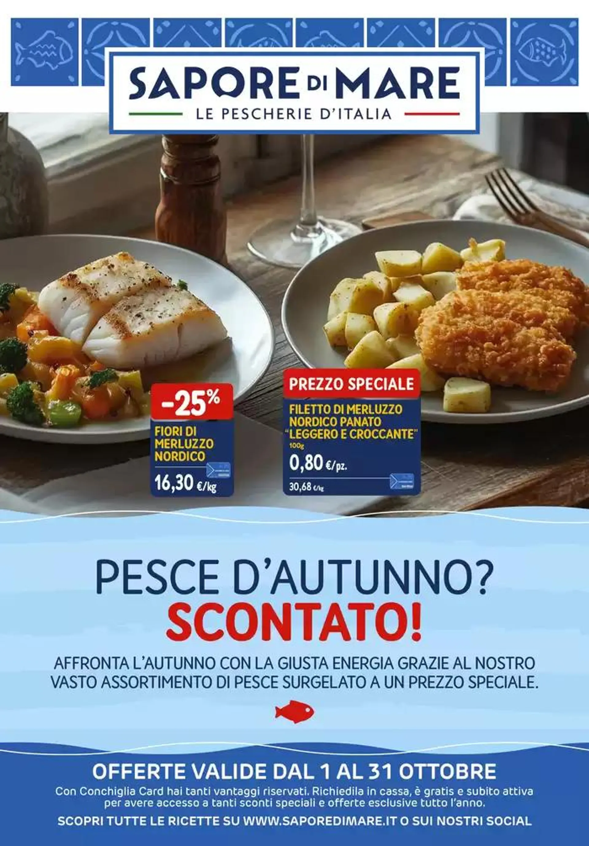 Pesce d'autunno? Scontato! da 1 ottobre a 31 ottobre di 2024 - Pagina del volantino 1