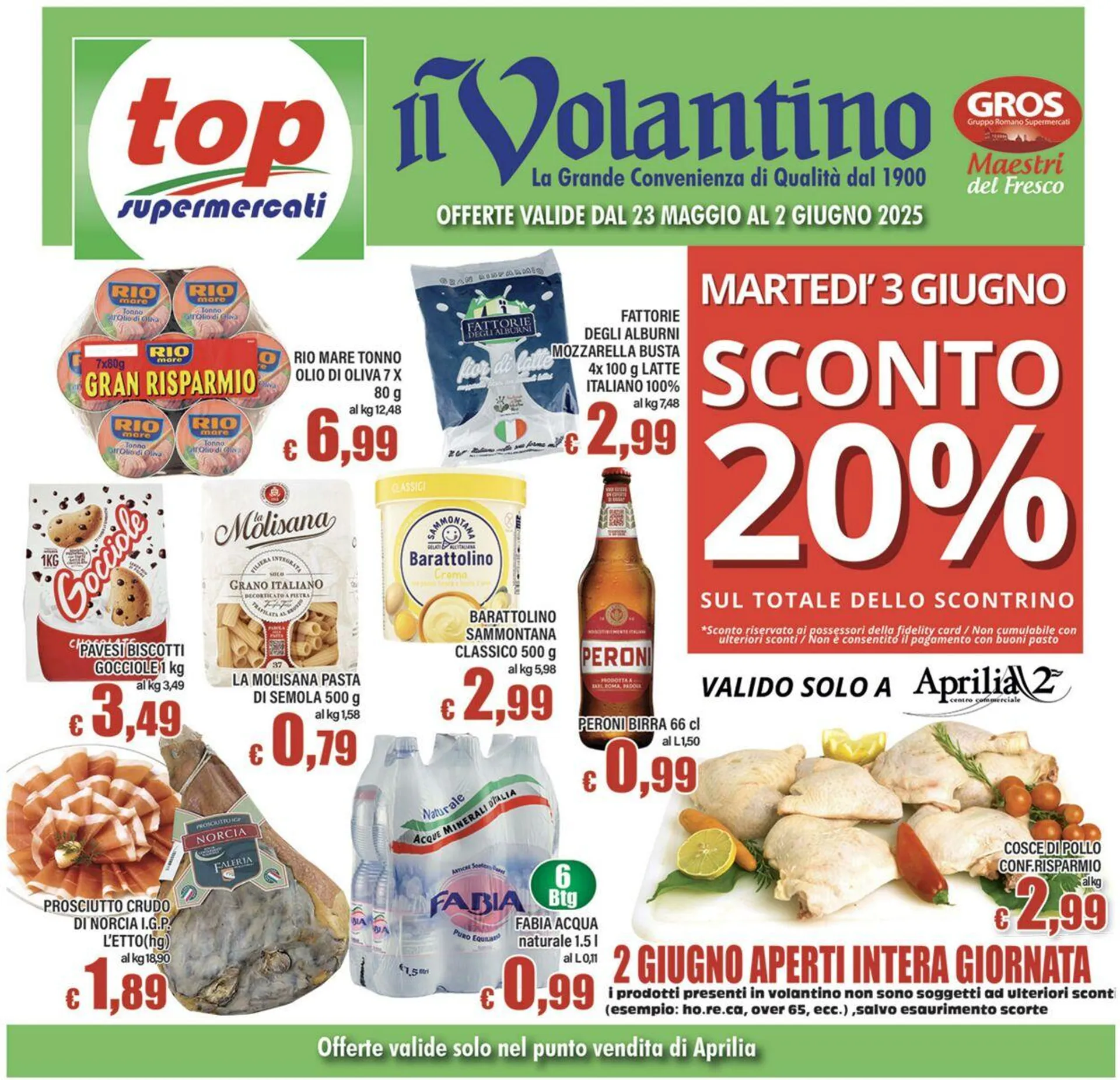Top Supermercati Volantino attuale da 3 luglio a 17 luglio di 2025 - Pagina del volantino 1