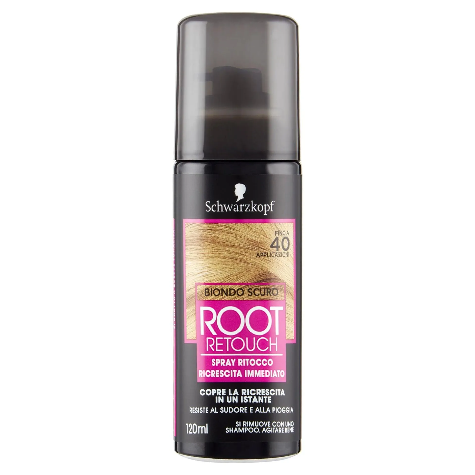 Schwarzkopf Root Retouch Spray Ritocco Ricrescita Immediato Biondo Scuro 120 ml