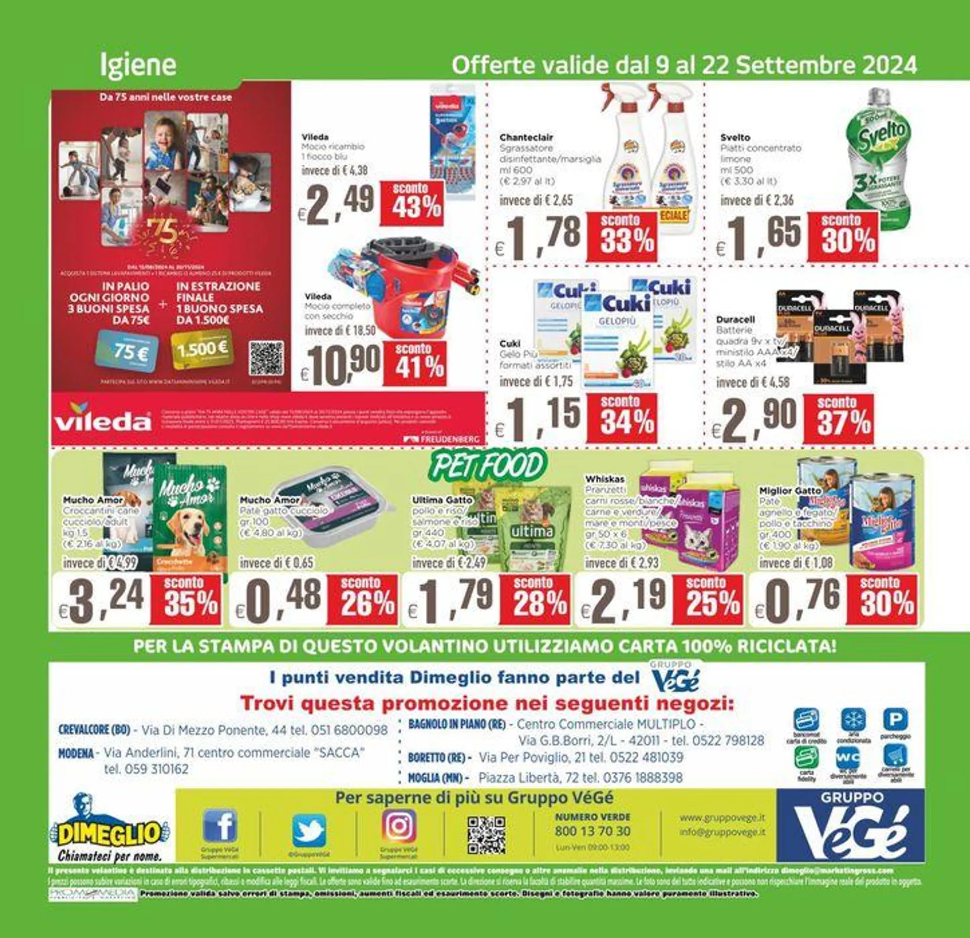 Tante offerte a 1€ 1.5€ 2 € da 9 settembre a 22 settembre di 2024 - Pagina del volantino 12