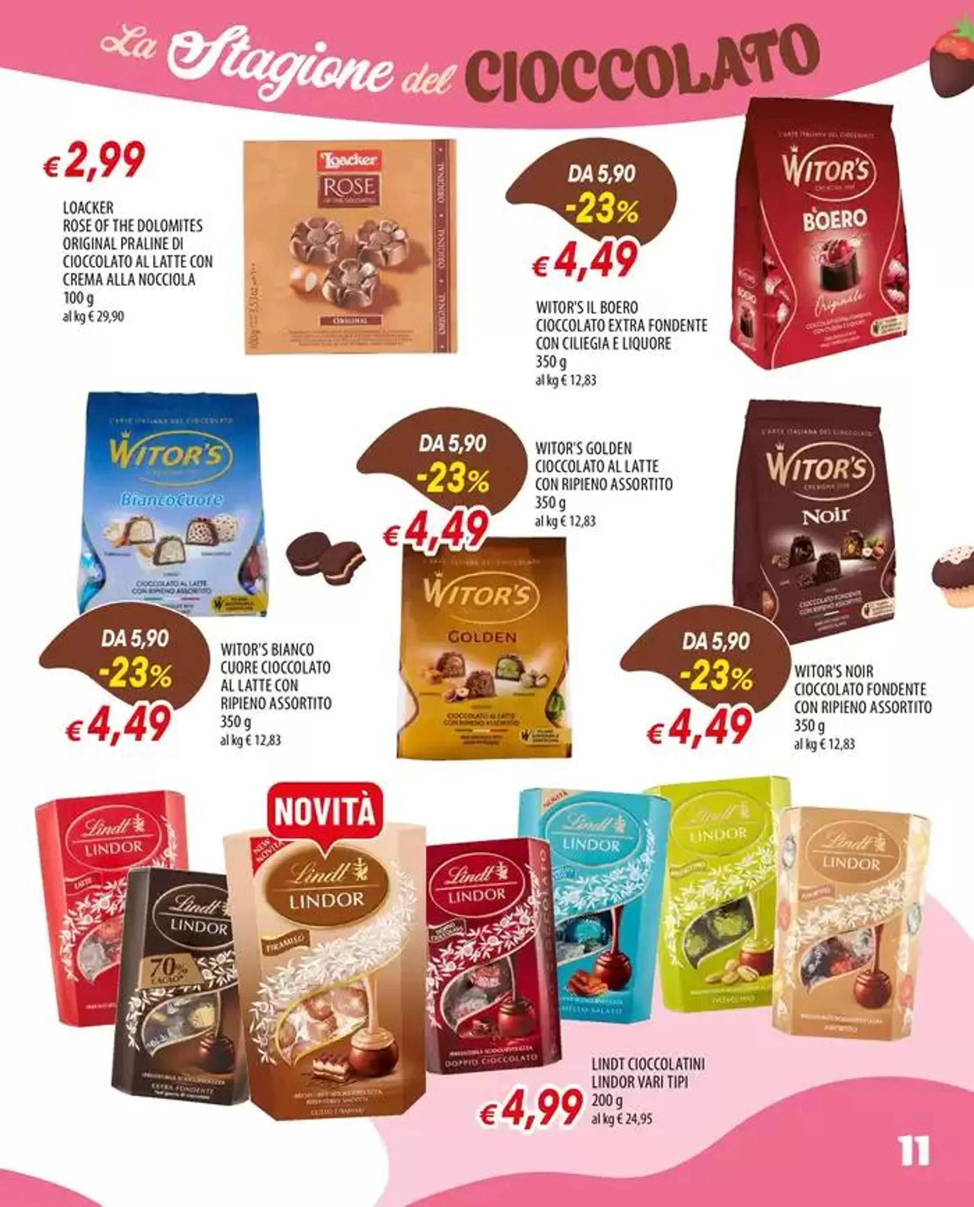 La stagione del cioccolato da 21 ottobre a 24 novembre di 2024 - Pagina del volantino 11