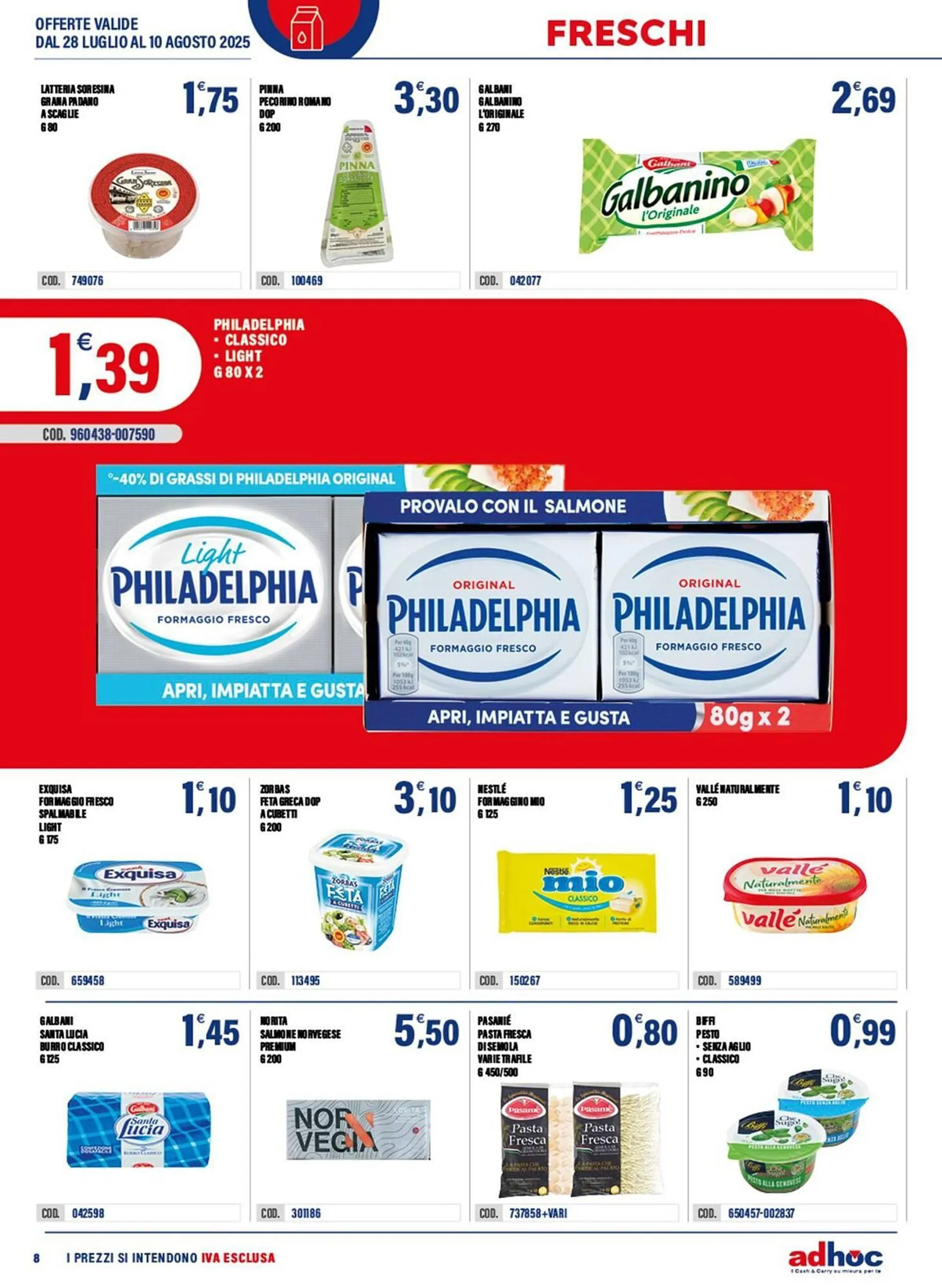 Volantino Adhoc da 28 luglio a 10 agosto di 2025 - Pagina del volantino 8