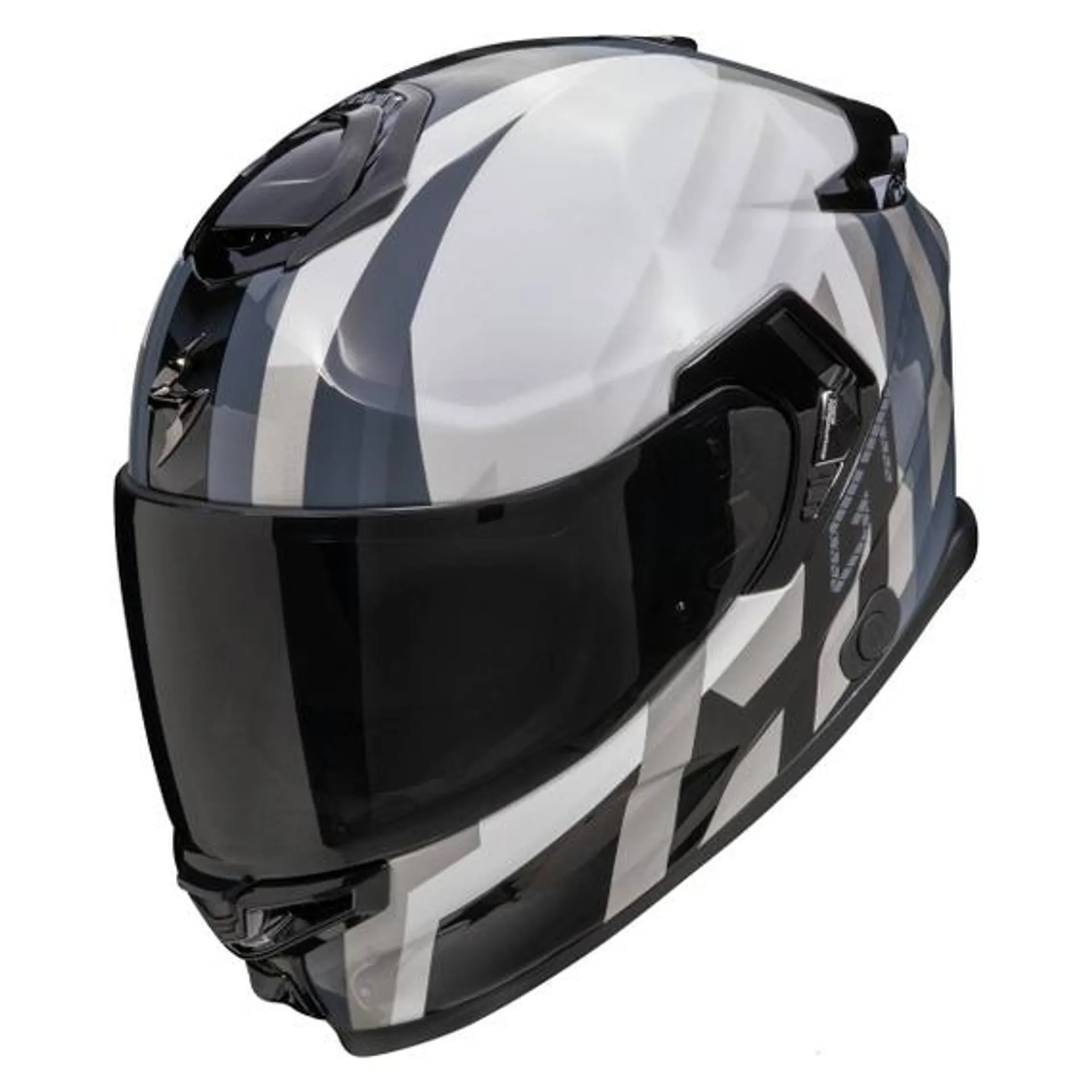 Full-face helmet EXO-GT SP AIR - Touradven Pearl White/Silver