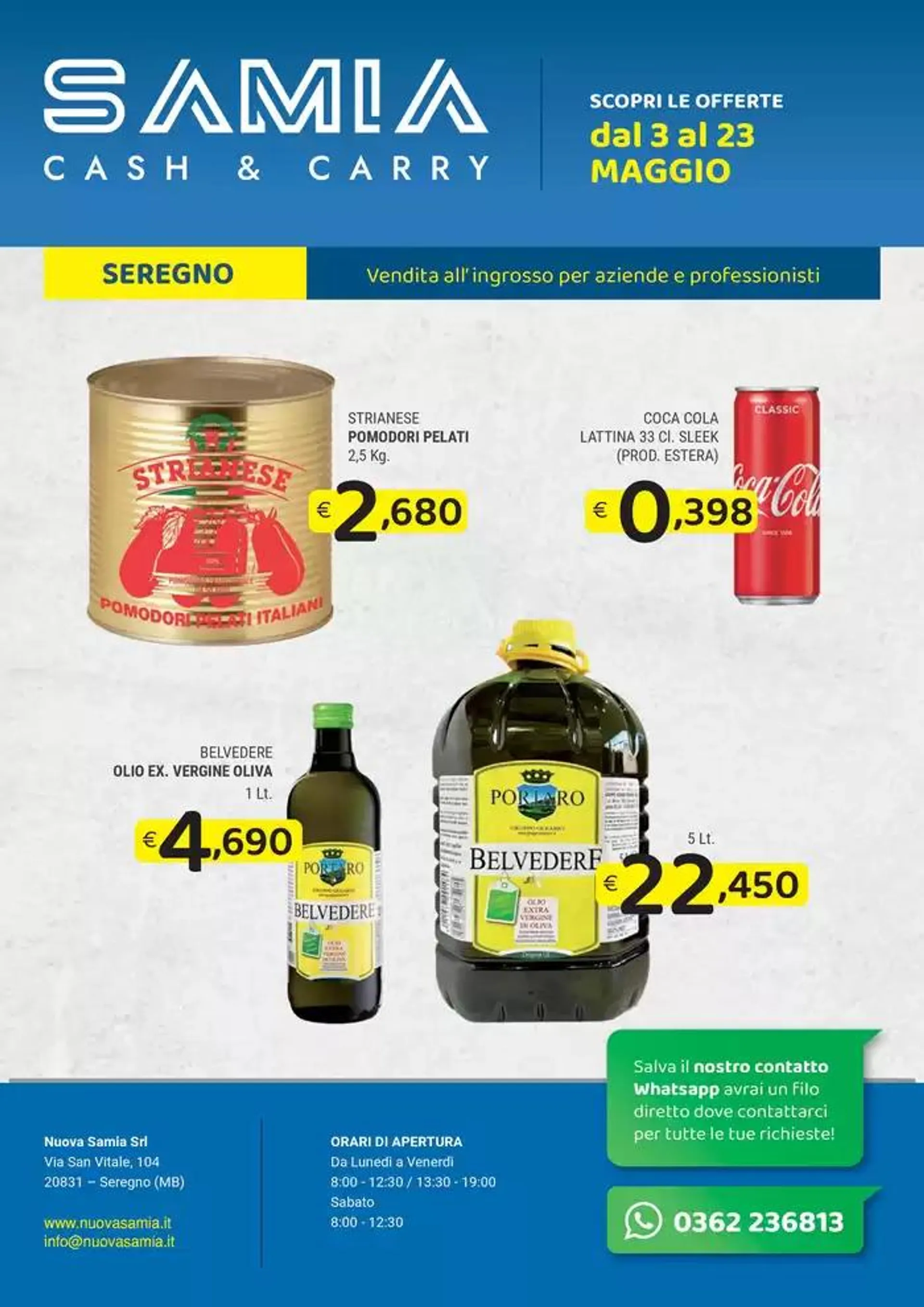 Dal 3 al 23 maggio  - 1