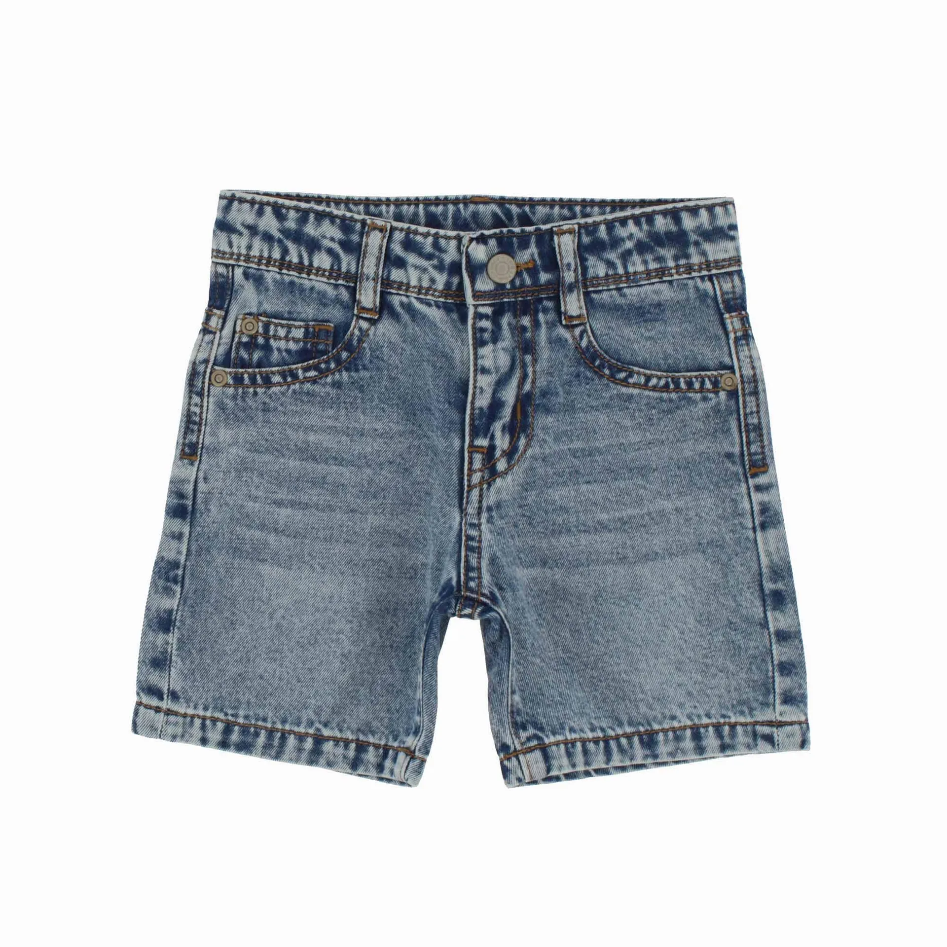 Bermuda in jeans da Bambino, BLU