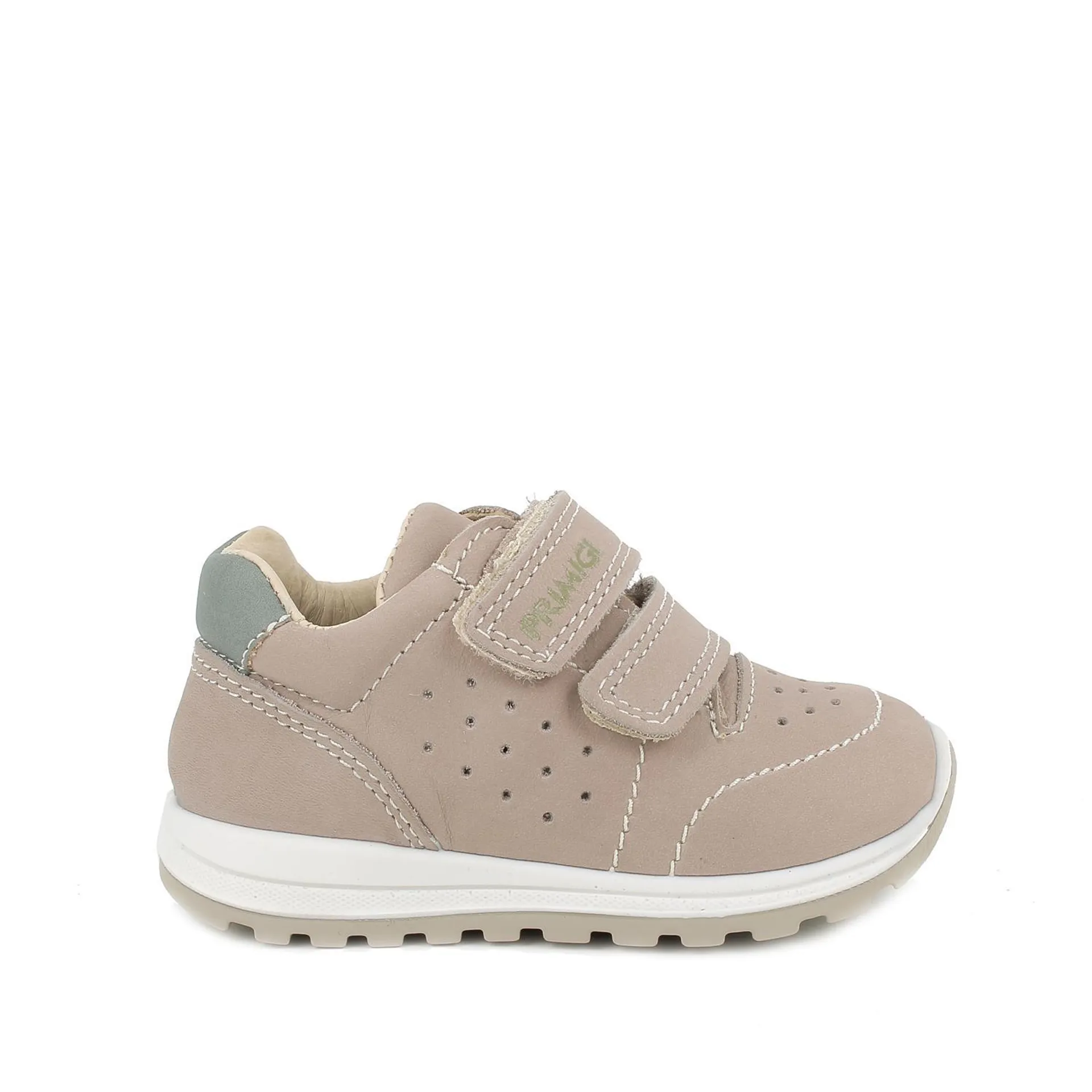 Scarpe in pelle da bambino beige scuro