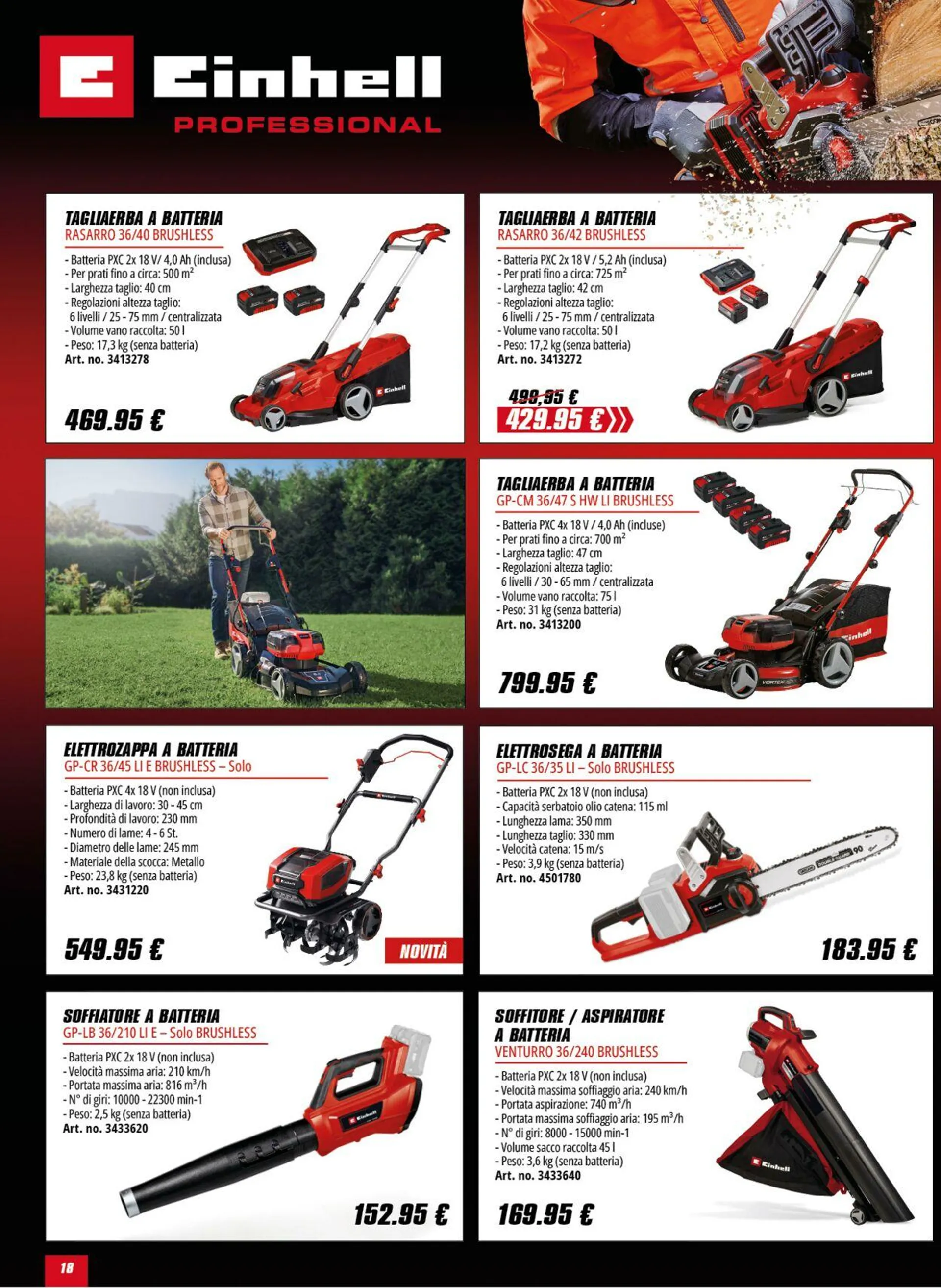 Einhell da 8 maggio a 8 giugno di 2025 - Pagina del volantino 18