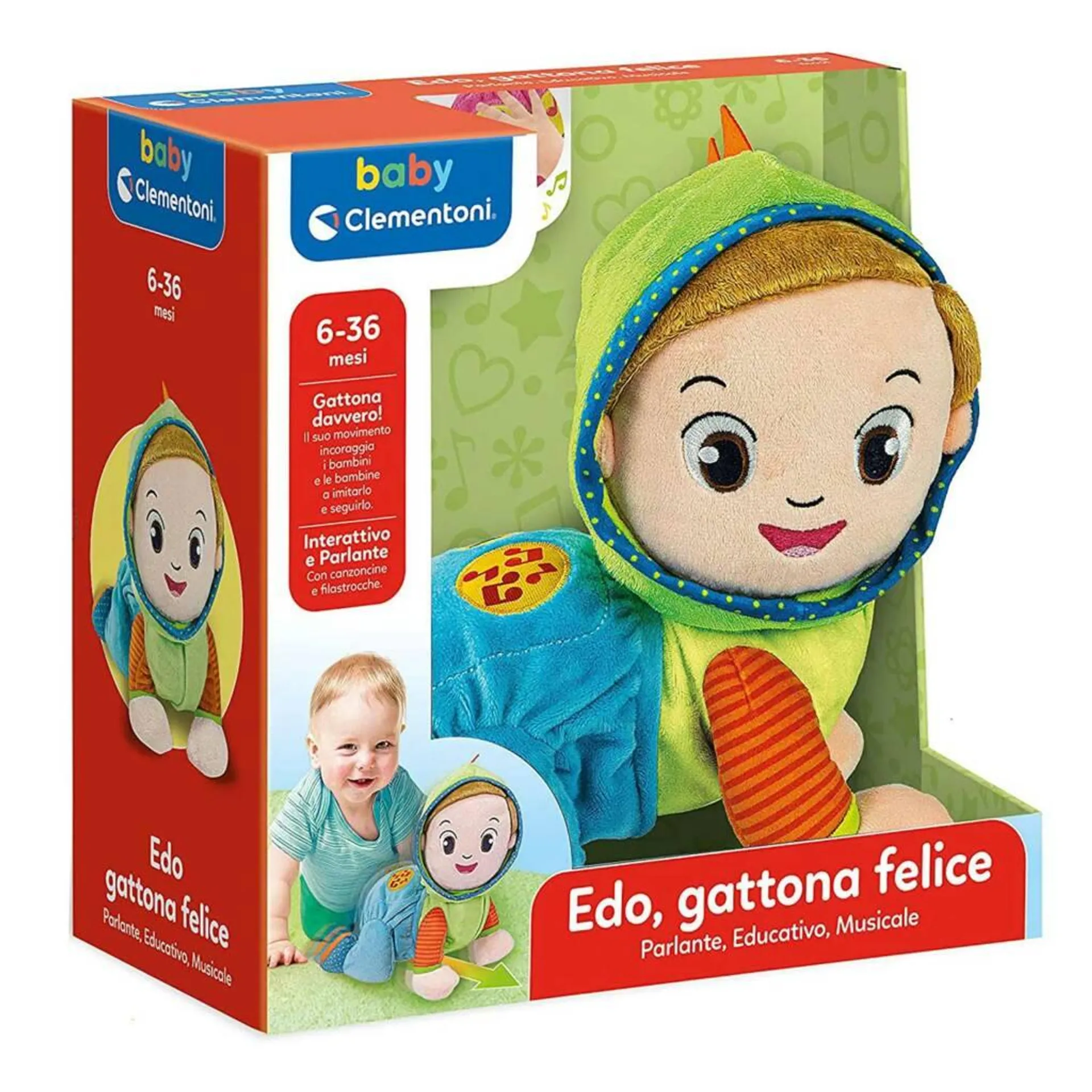 Baby Clementoni Edo Gattona E Canta 17699