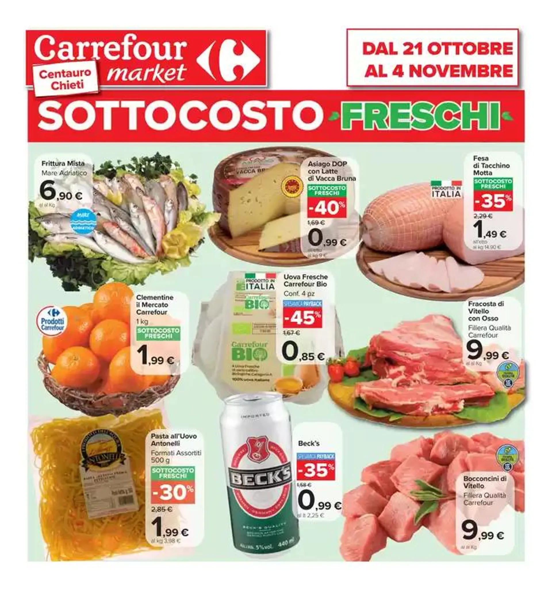 Sottocosto freschi  da 21 ottobre a 31 ottobre di 2024 - Pagina del volantino 1