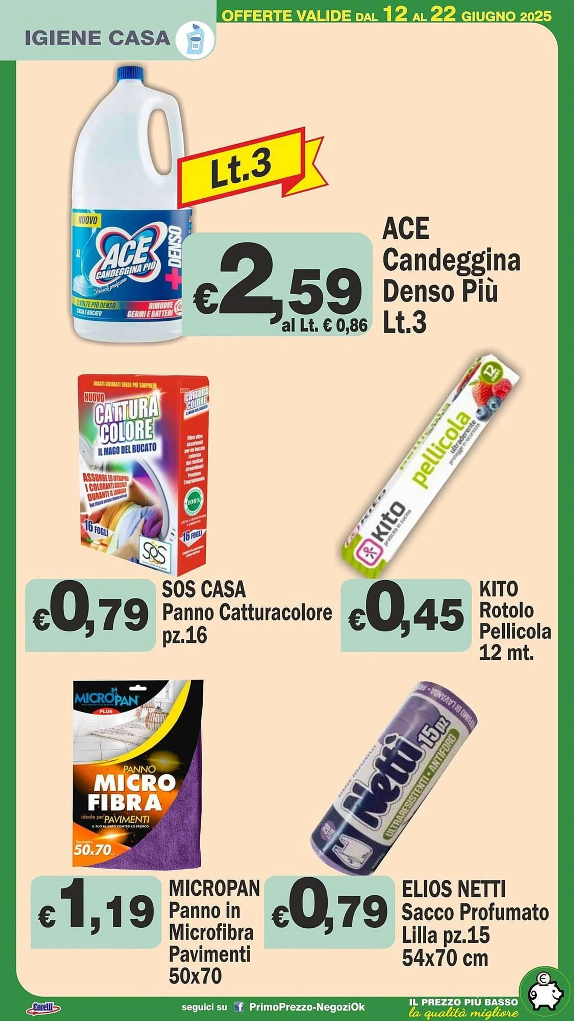 Volantino Primo Prezzo da 12 giugno a 22 giugno di 2025 - Pagina del volantino 19