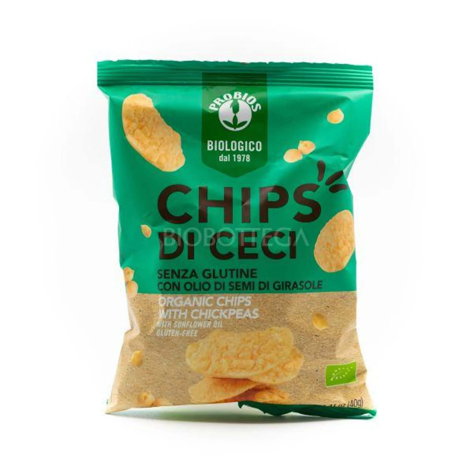 Chips di Ceci Senza Glutine Probios 40 G