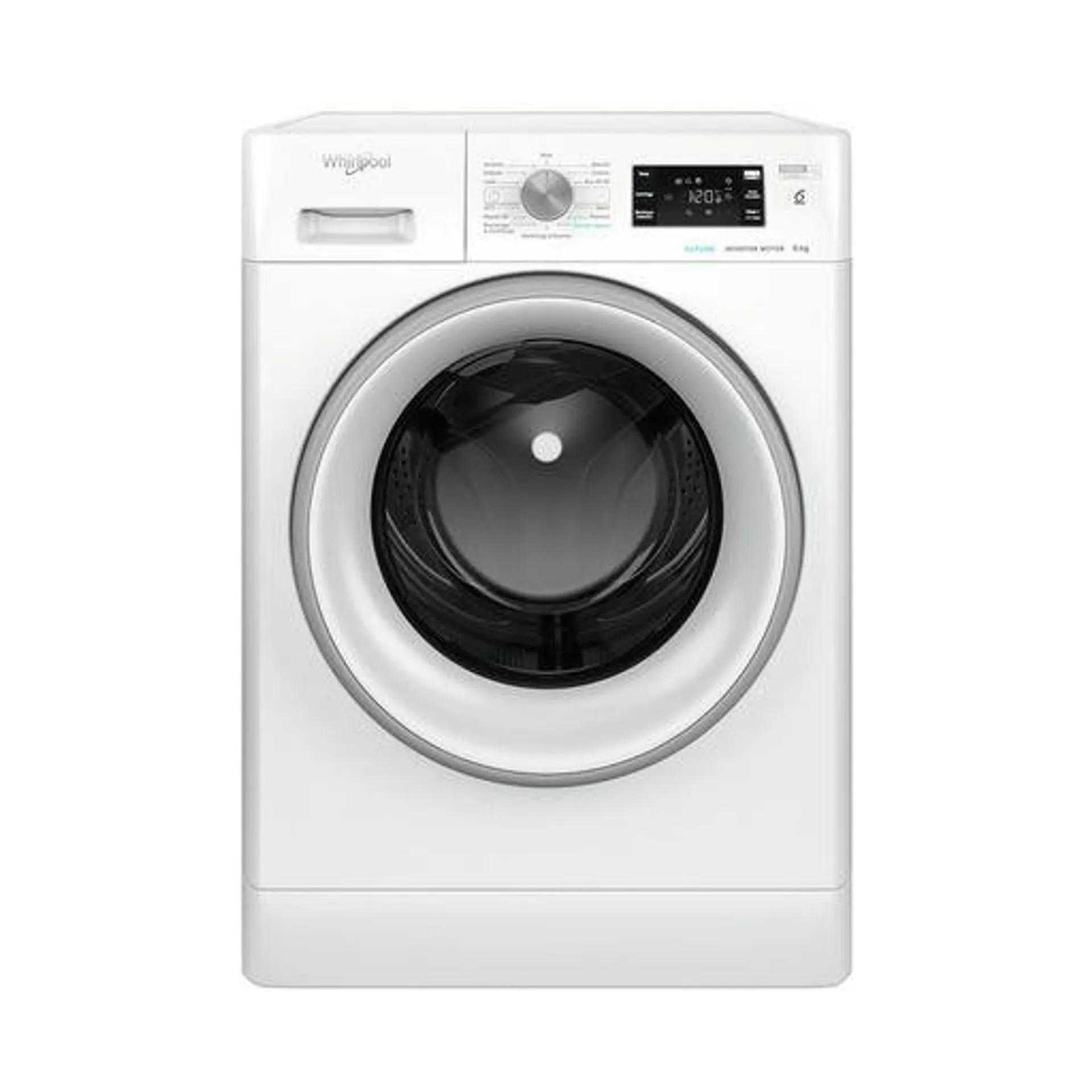 Whirlpool ffb846svit lavatrice carica frontale 8kg 1400g inve...