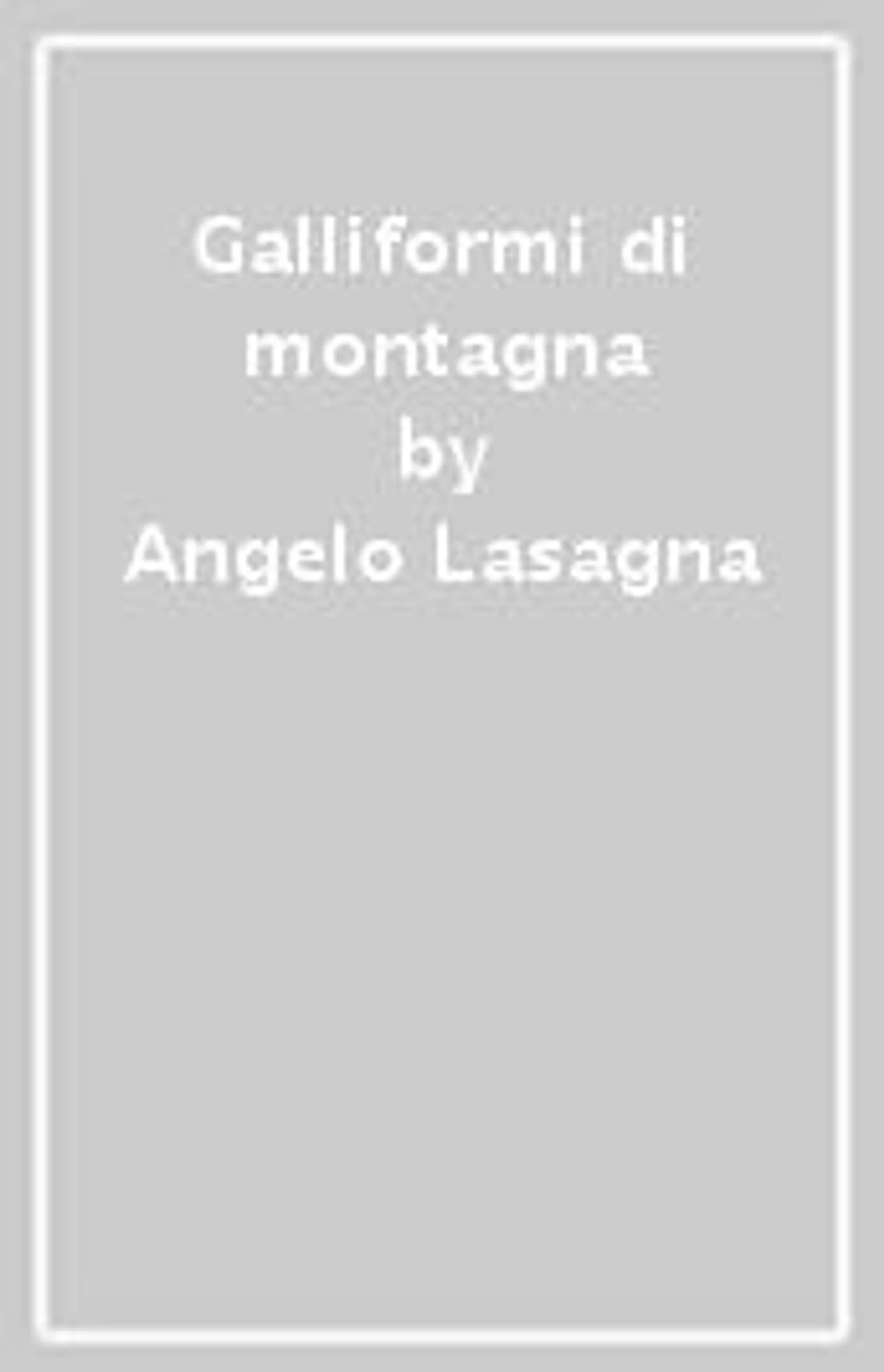 Angelo Lasagna
