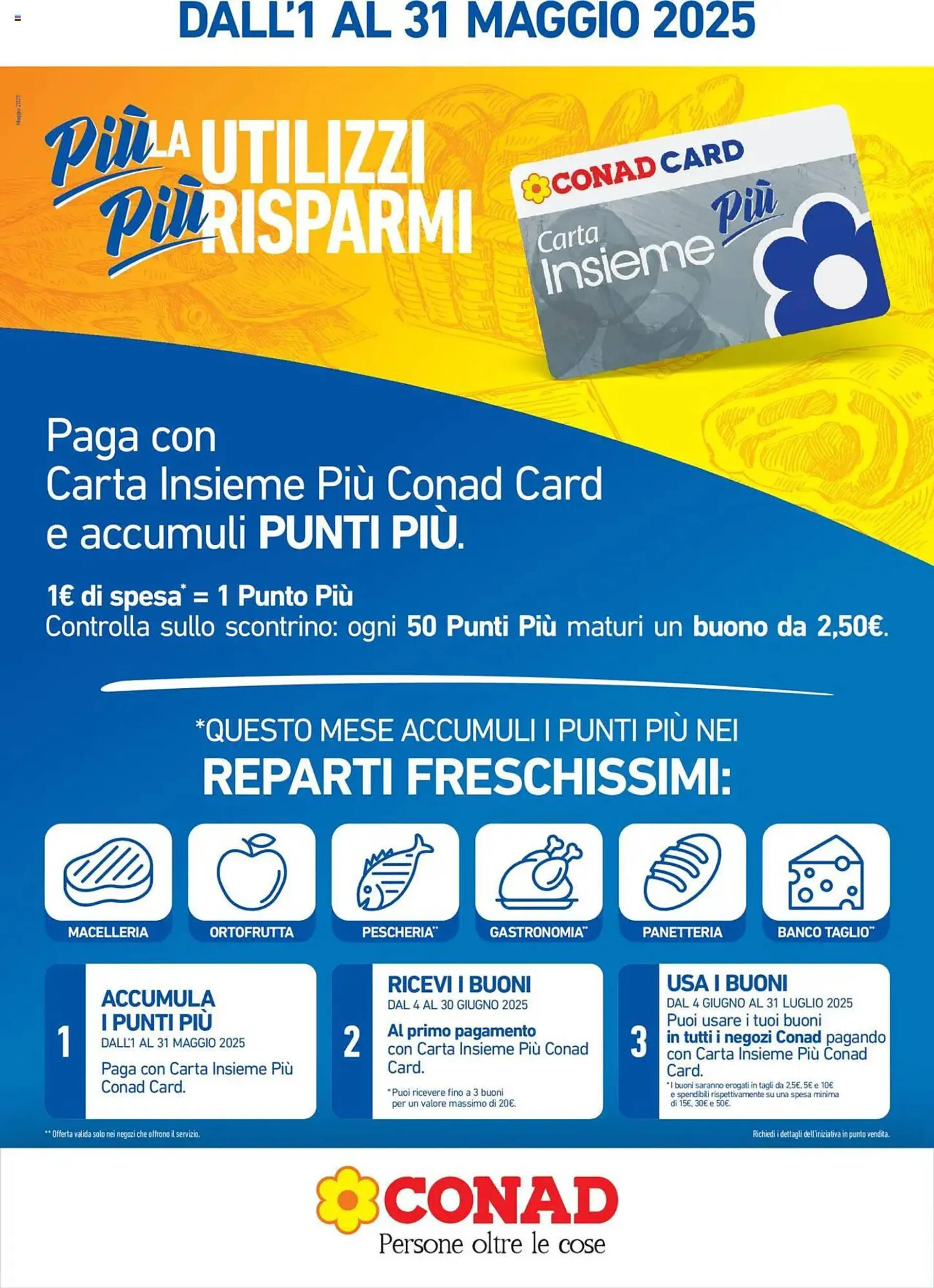 Volantino Conad da 1 maggio a 31 maggio di 2025 - Pagina del volantino 1