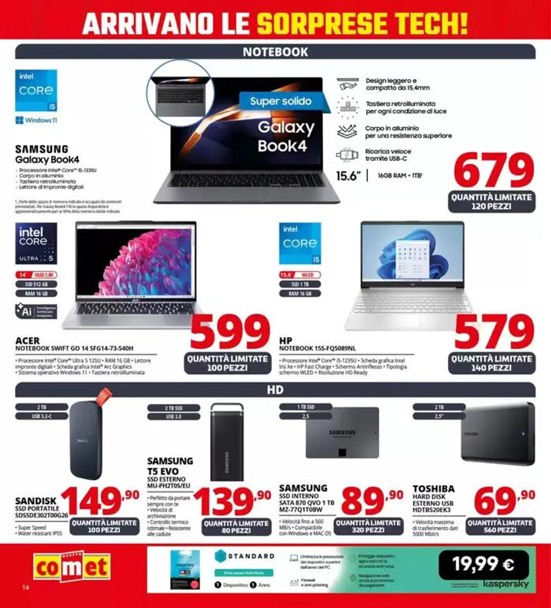 Sorprese tech da Comet! da 17 aprile a 28 aprile di 2025 - Pagina del volantino 14