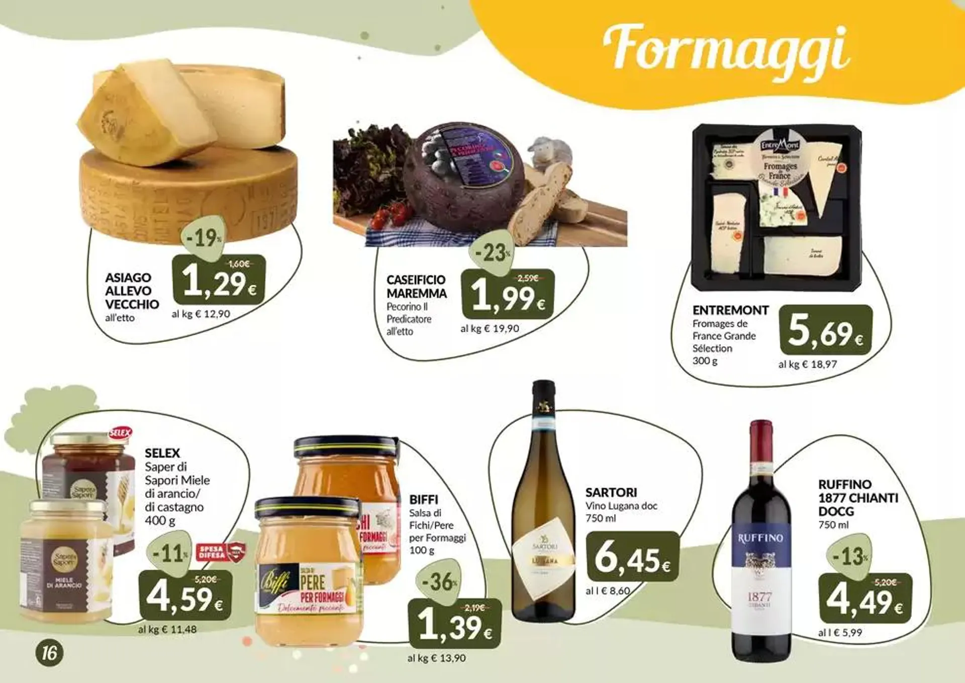 PASQUA FESTA DI SAPORI E CONVENIENZA da 31 marzo a 19 aprile di 2025 - Pagina del volantino 16