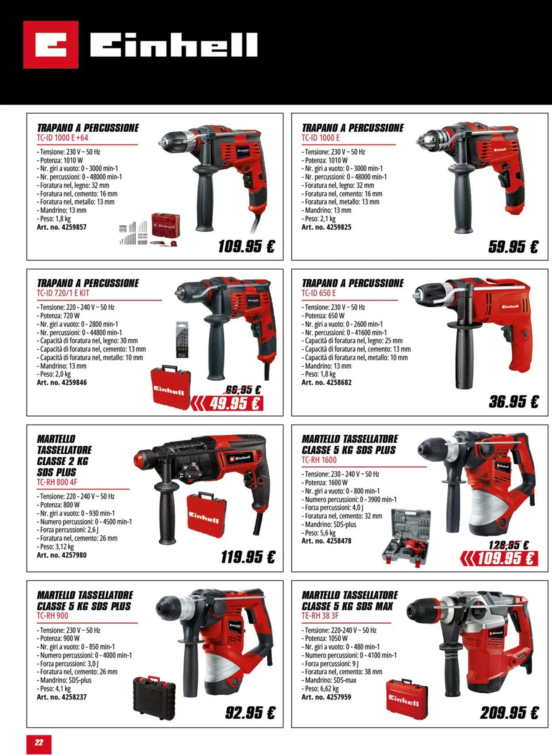 Einhell da 8 maggio a 8 giugno di 2025 - Pagina del volantino 22