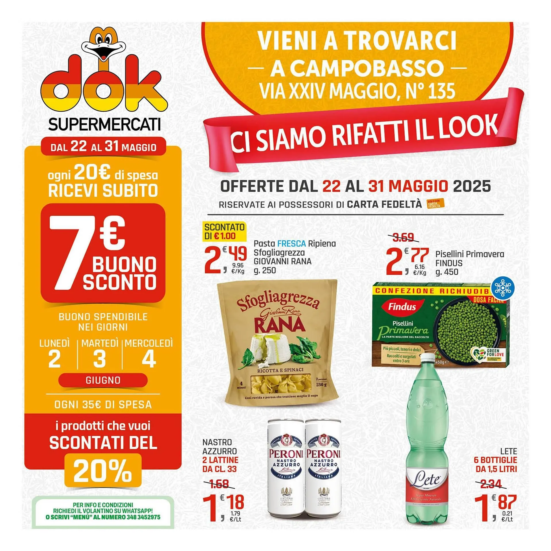 Volantino Supermercati Dok - 1