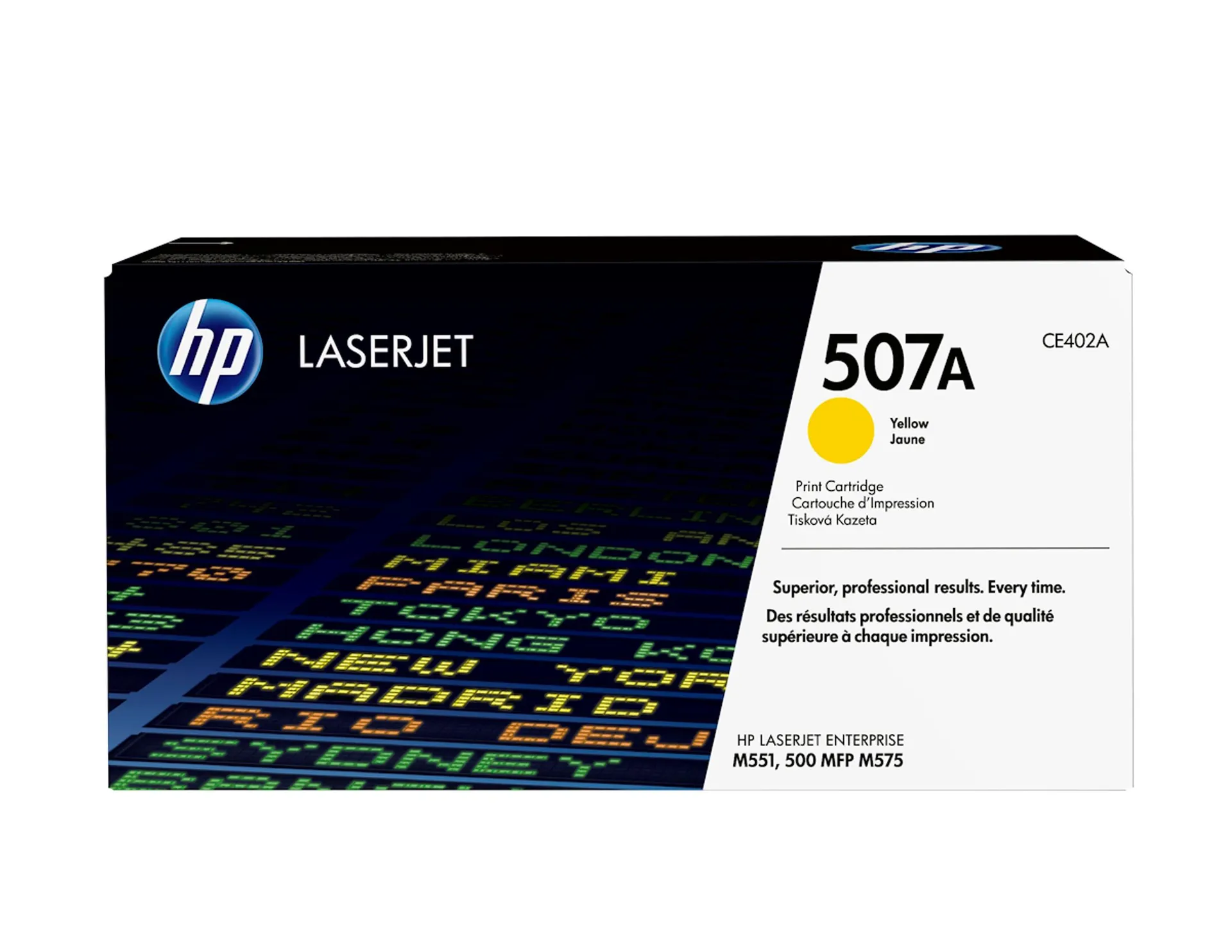 Hp Italia Spa - HP 507A CE402A Cartuccia Toner Originale per Stampanti, Compatibile con stampanti HP LaserJet Enterprise, Giallo