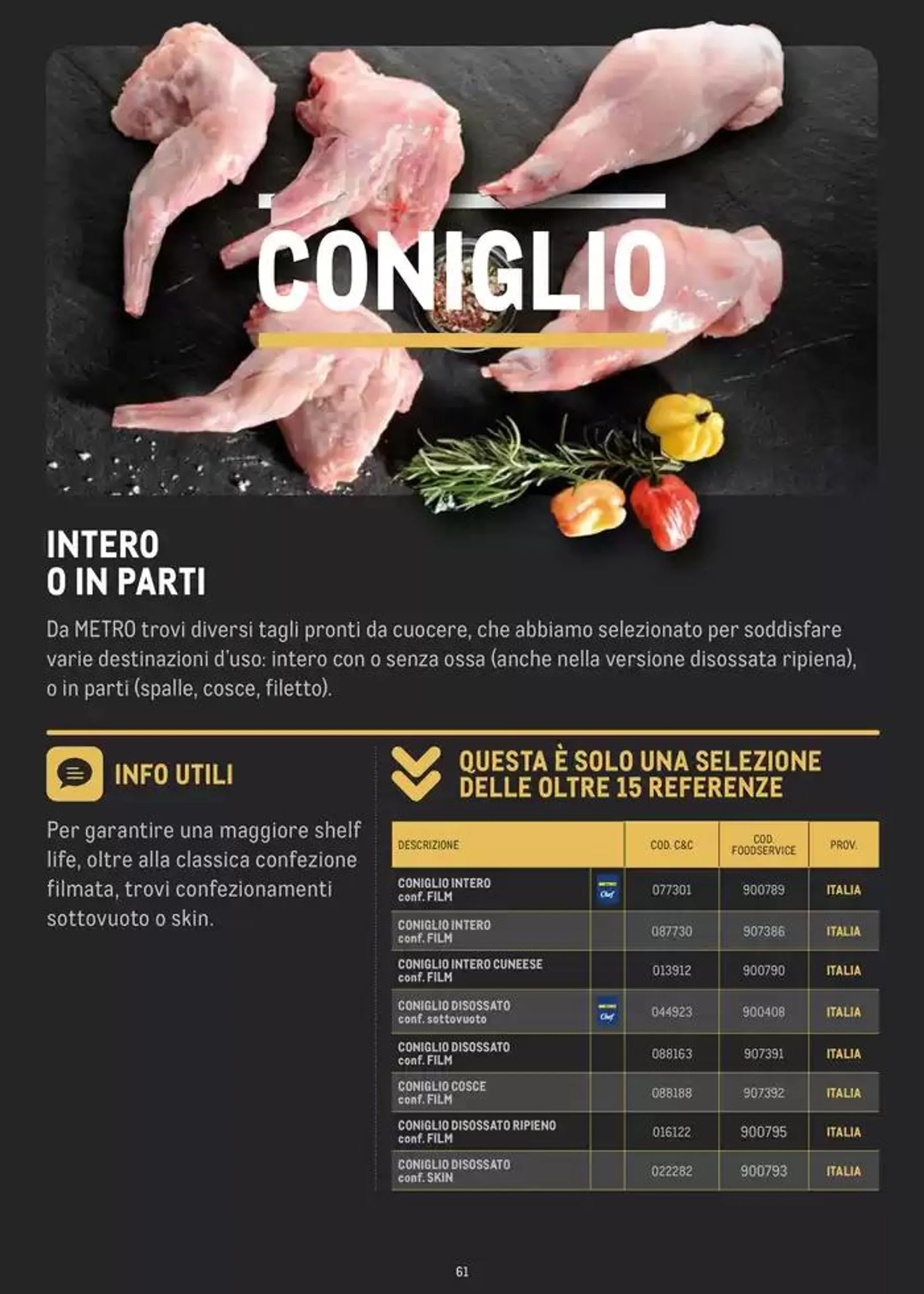 CATALOGO CARNE 2024 da 2 gennaio a 31 agosto di 2025 - Pagina del volantino 61