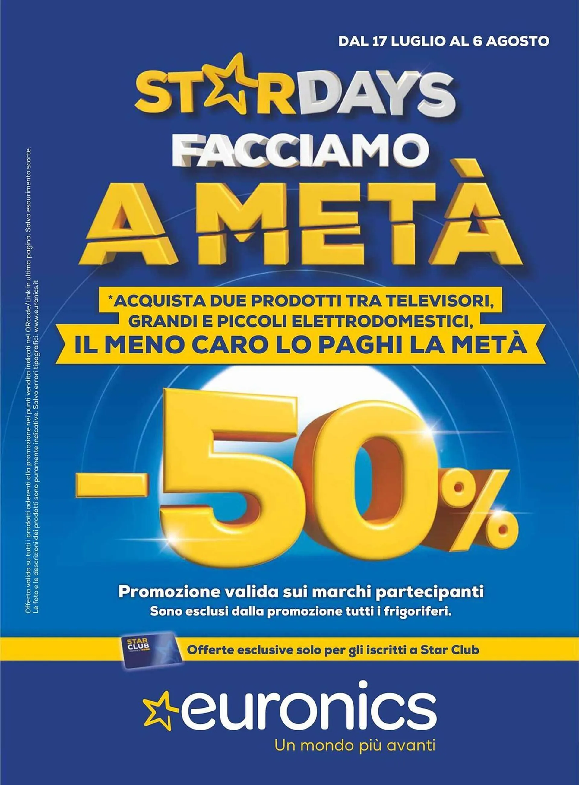 Volantino Euronics da 17 luglio a 6 agosto di 2025 - Pagina del volantino 1
