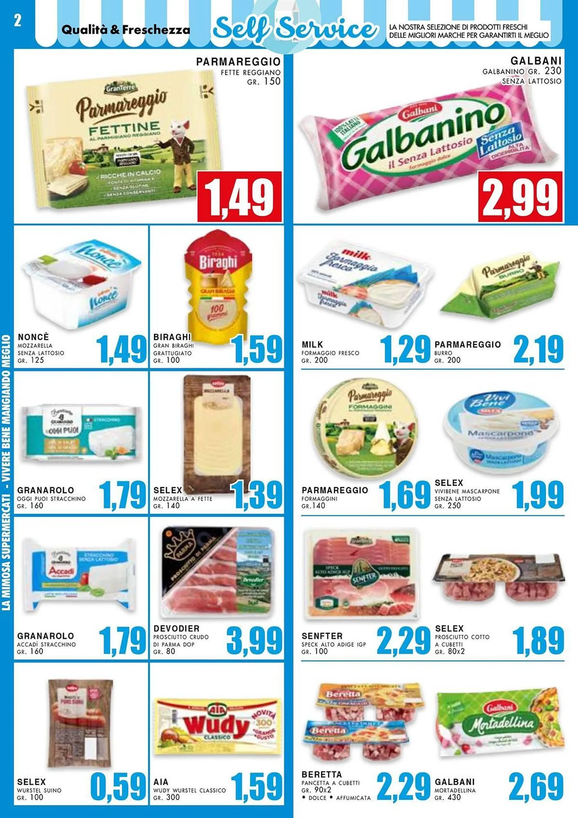 Volantino La Mimosa Supermercati da 3 giugno a 15 giugno di 2025 - Pagina del volantino 2