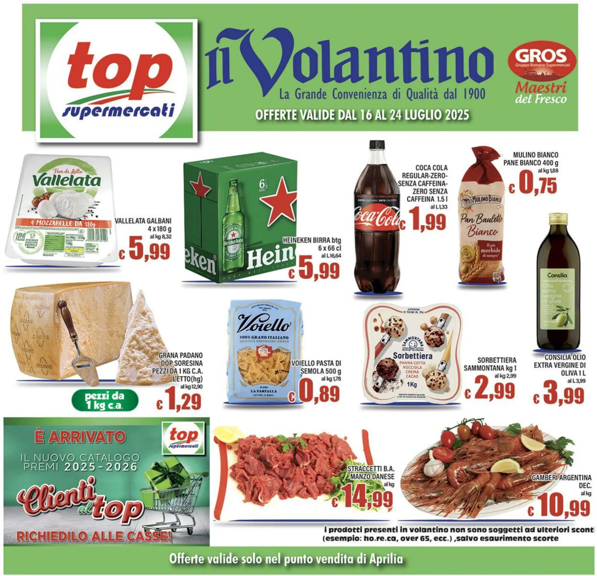 Top Supermercati Volantino attuale da 25 settembre a 9 ottobre di 2025 - Pagina del volantino 1