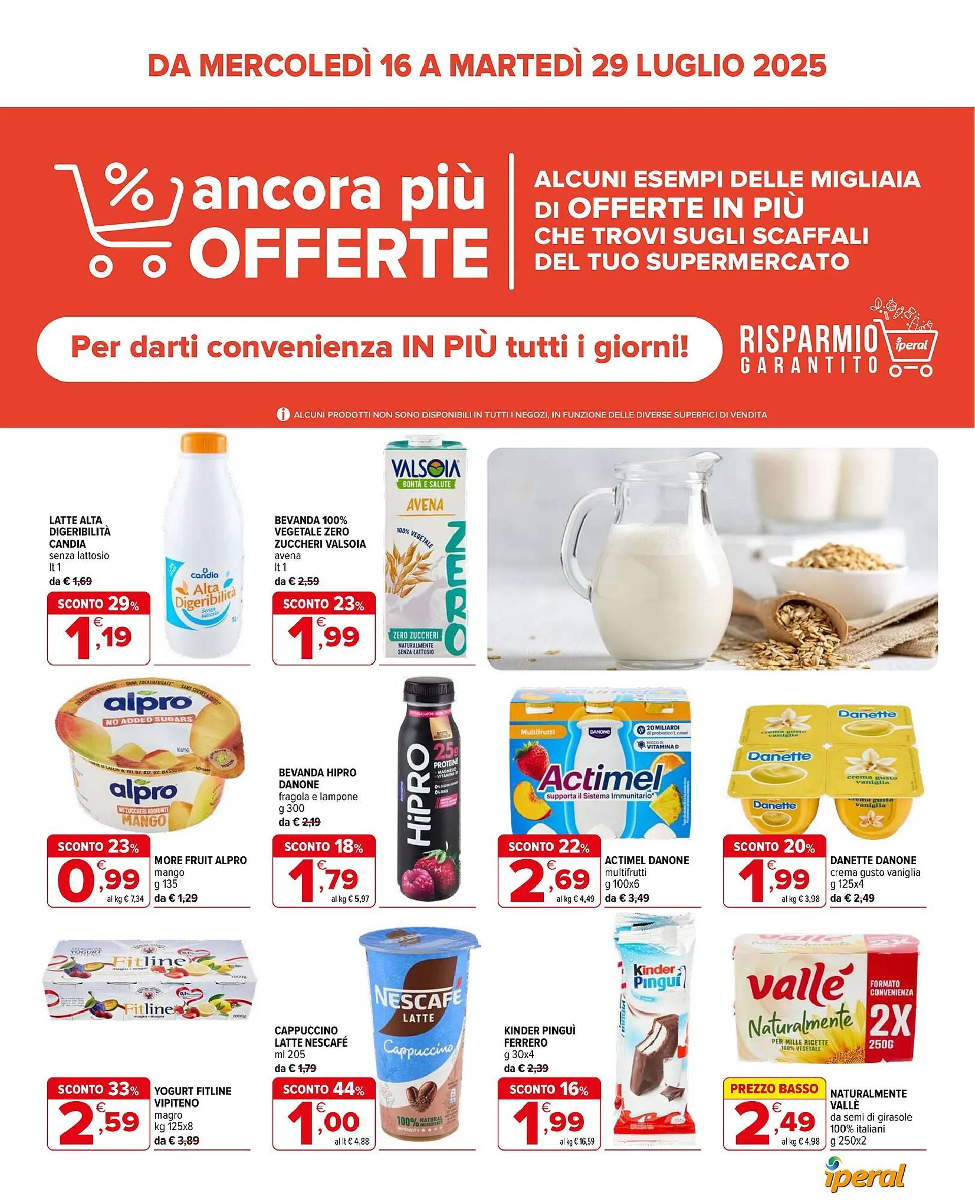 Volantino Iperal da 16 luglio a 29 luglio di 2025 - Pagina del volantino 1