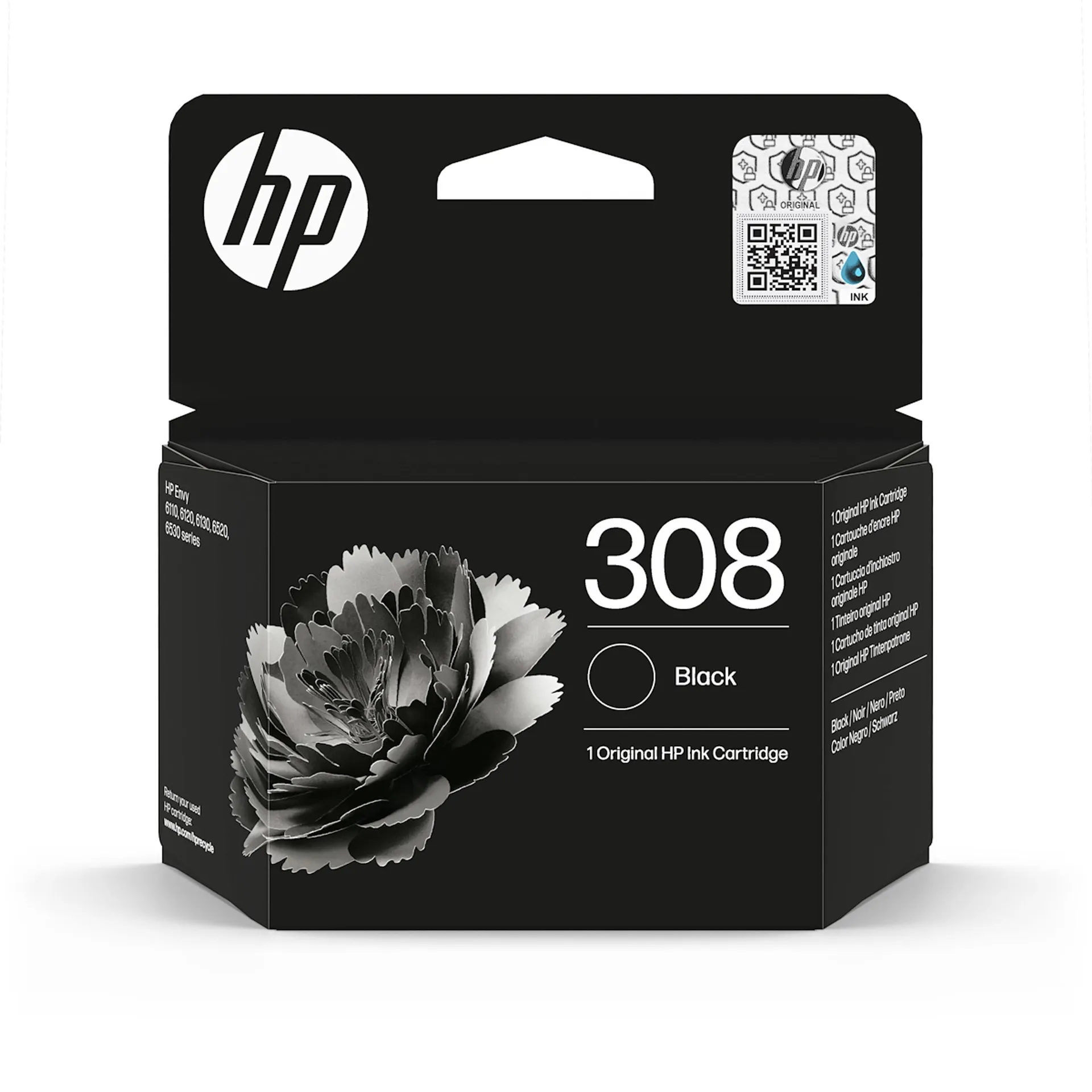HP - Cartuccia di inchiostro nero originale HP 308