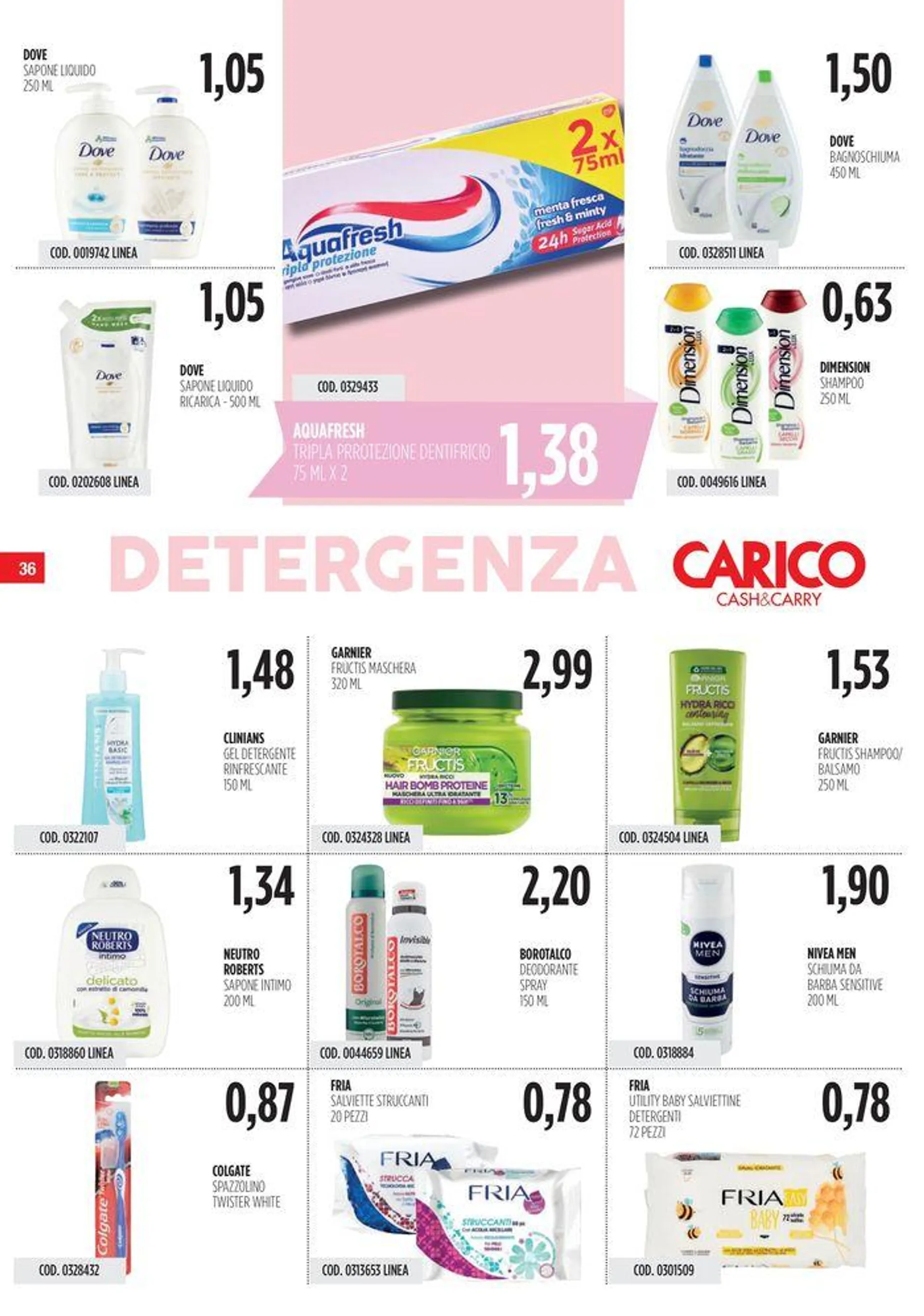 Carico Cash & Carry  da 29 agosto a 11 settembre di 2024 - Pagina del volantino 36