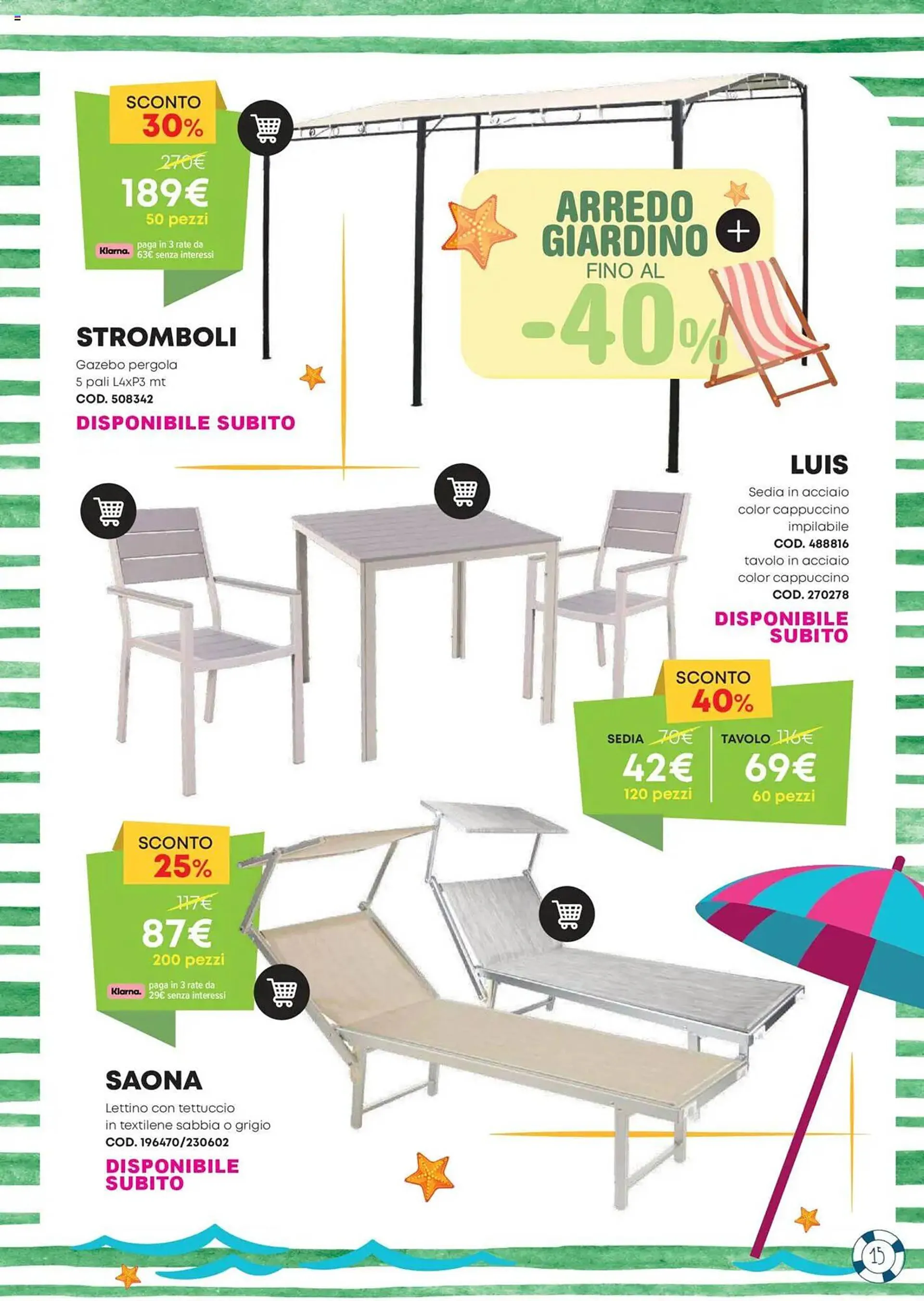Volantino Conforama da 13 giugno a 31 agosto di 2025 - Pagina del volantino 15