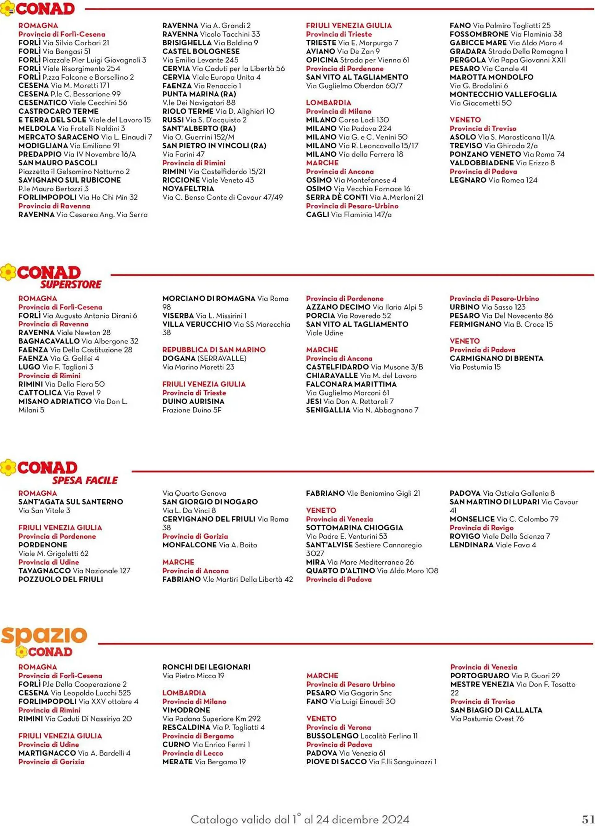 Volantino Conad da 1 dicembre a 24 dicembre di 2024 - Pagina del volantino 51