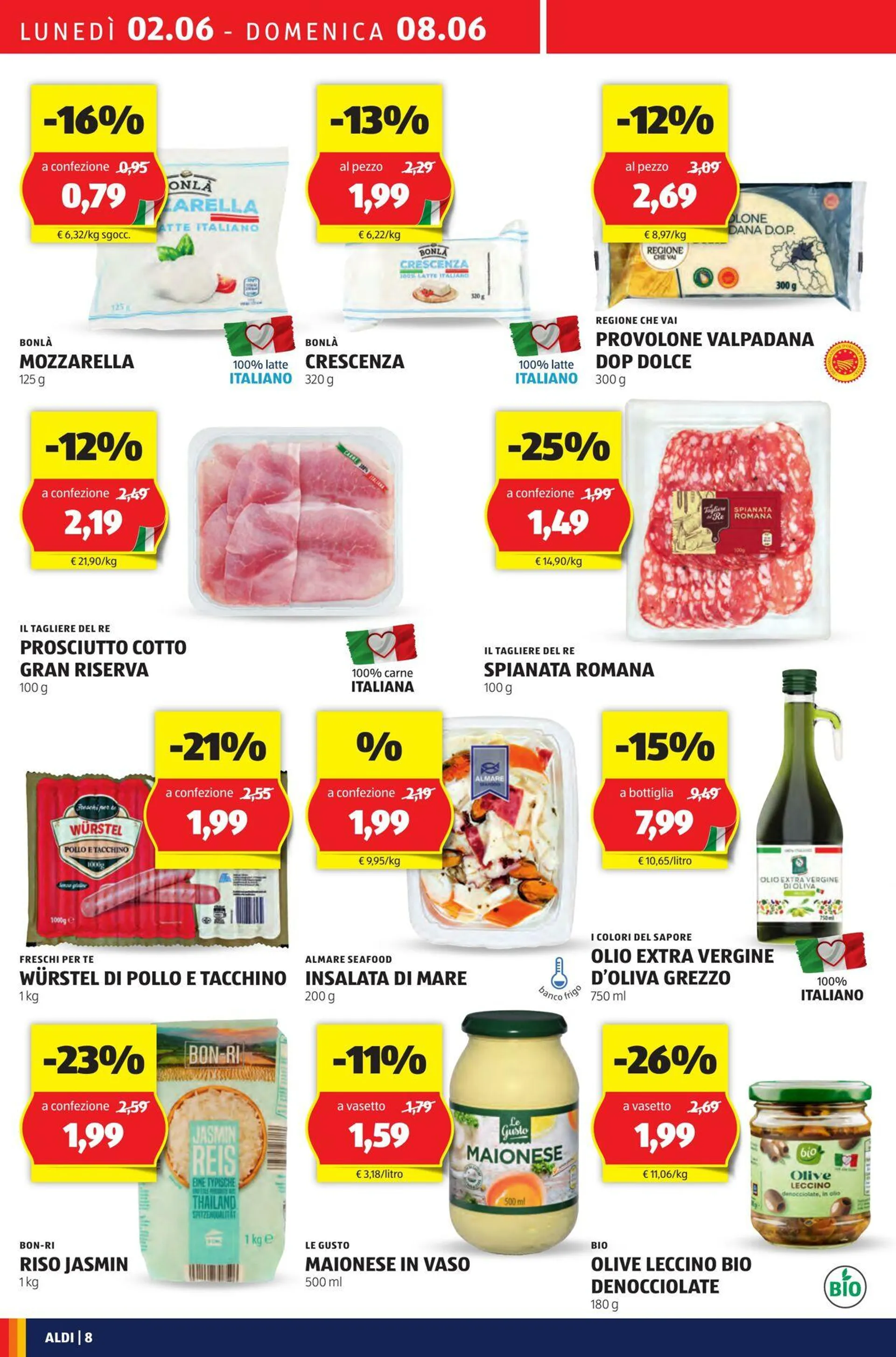 Aldi Volantino attuale da 2 giugno a 8 giugno di 2025 - Pagina del volantino 8