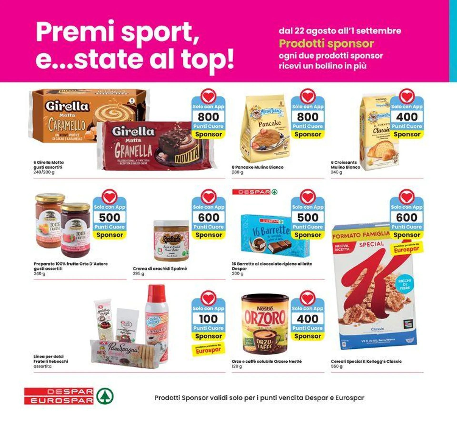 Sponsor Premi Sport da 22 agosto a 1 settembre di 2024 - Pagina del volantino 8