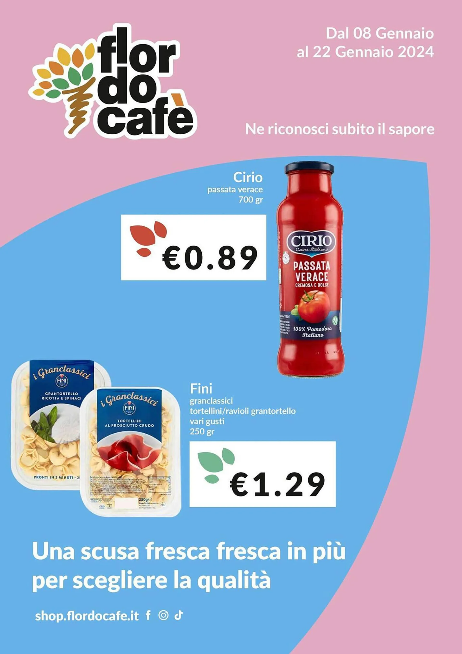 Volantino Flor do cafe da 8 gennaio a 22 gennaio di 2024 - Pagina del volantino 