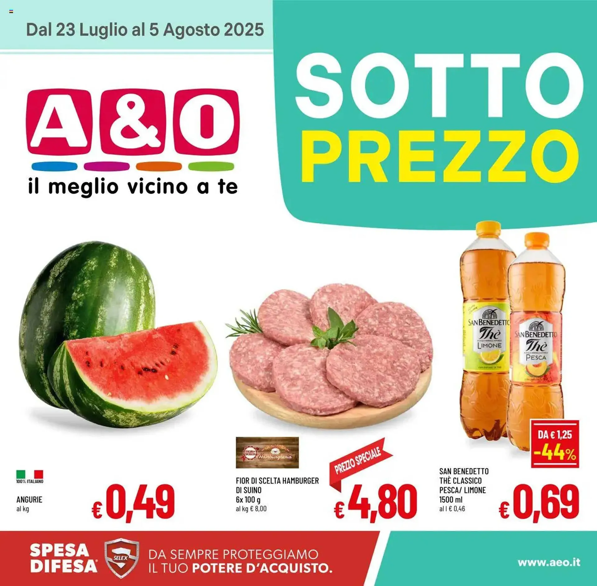 Volantino A&O da 23 luglio a 5 agosto di 2025 - Pagina del volantino 1