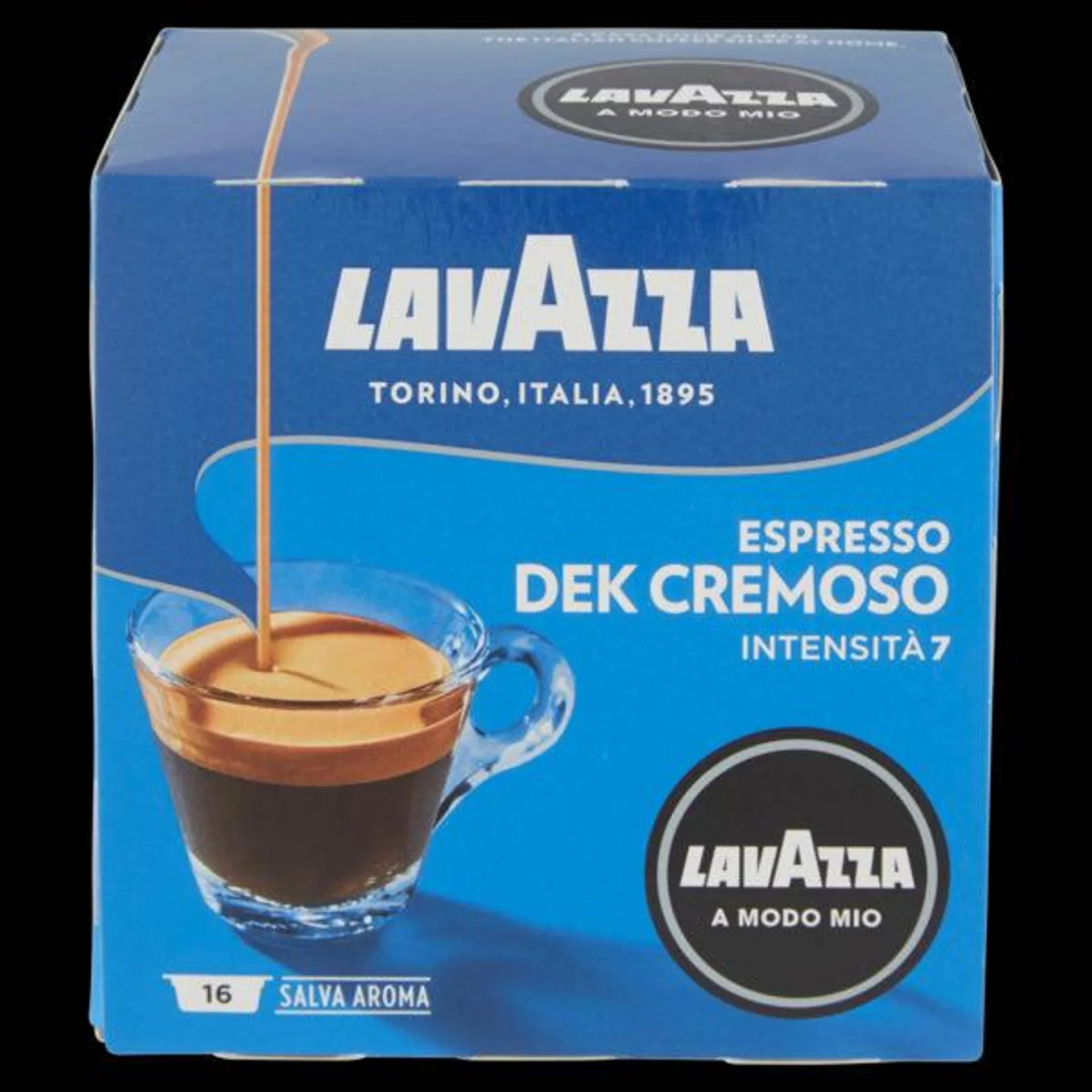 Caffe' 16 Pz Cremoso Dek A Modo Mio Lavazza