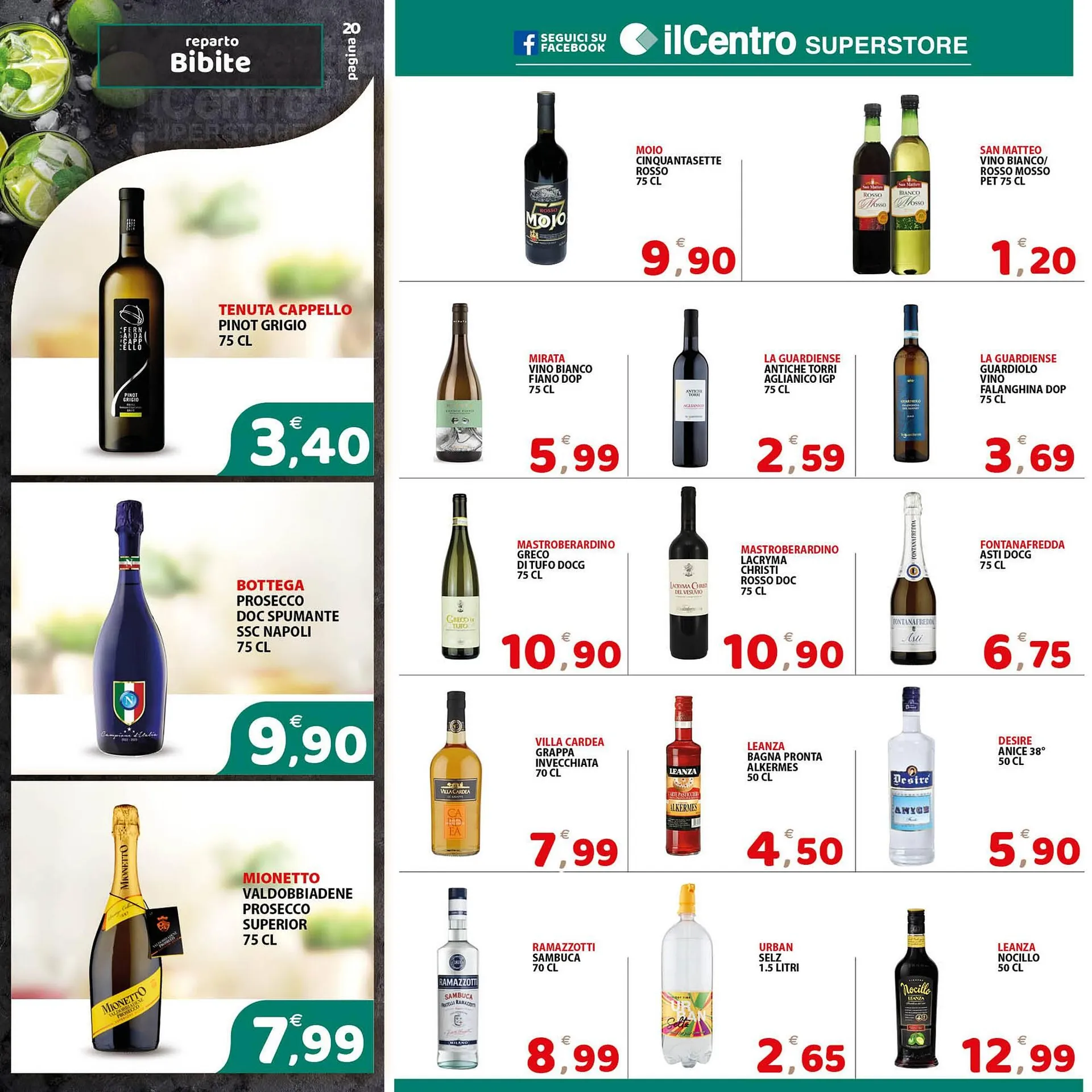Volantino Il Centro Superstore da 11 giugno a 24 giugno di 2025 - Pagina del volantino 20