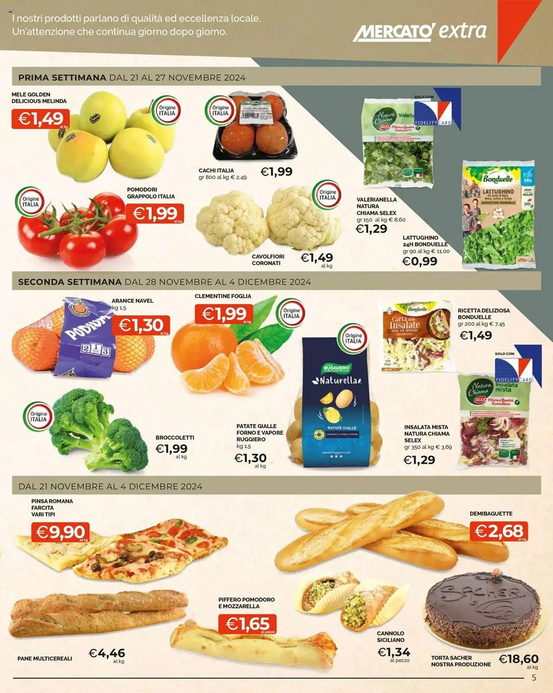 Volantino Mercatò Extra da 21 novembre a 4 dicembre di 2024 - Pagina del volantino 5