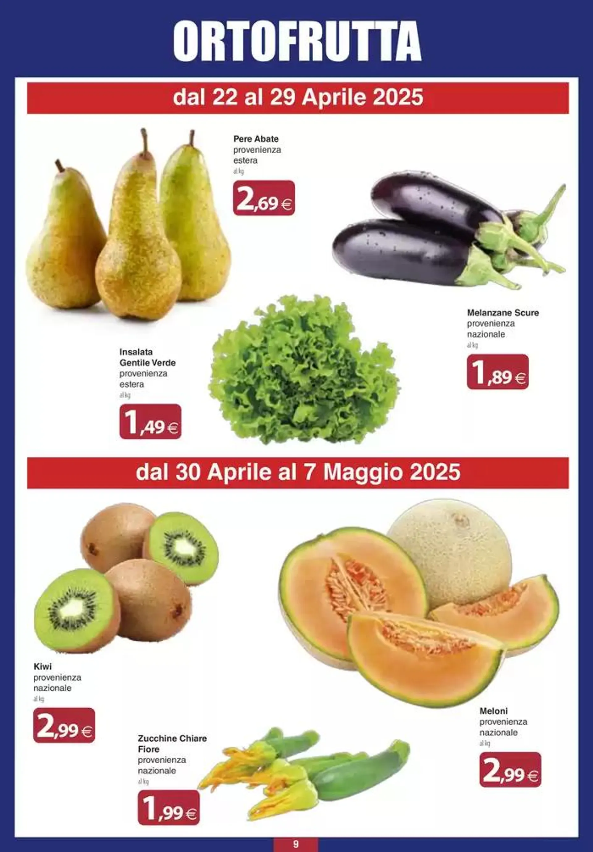 Offerte da 22 aprile a 7 maggio di 2025 - Pagina del volantino 9