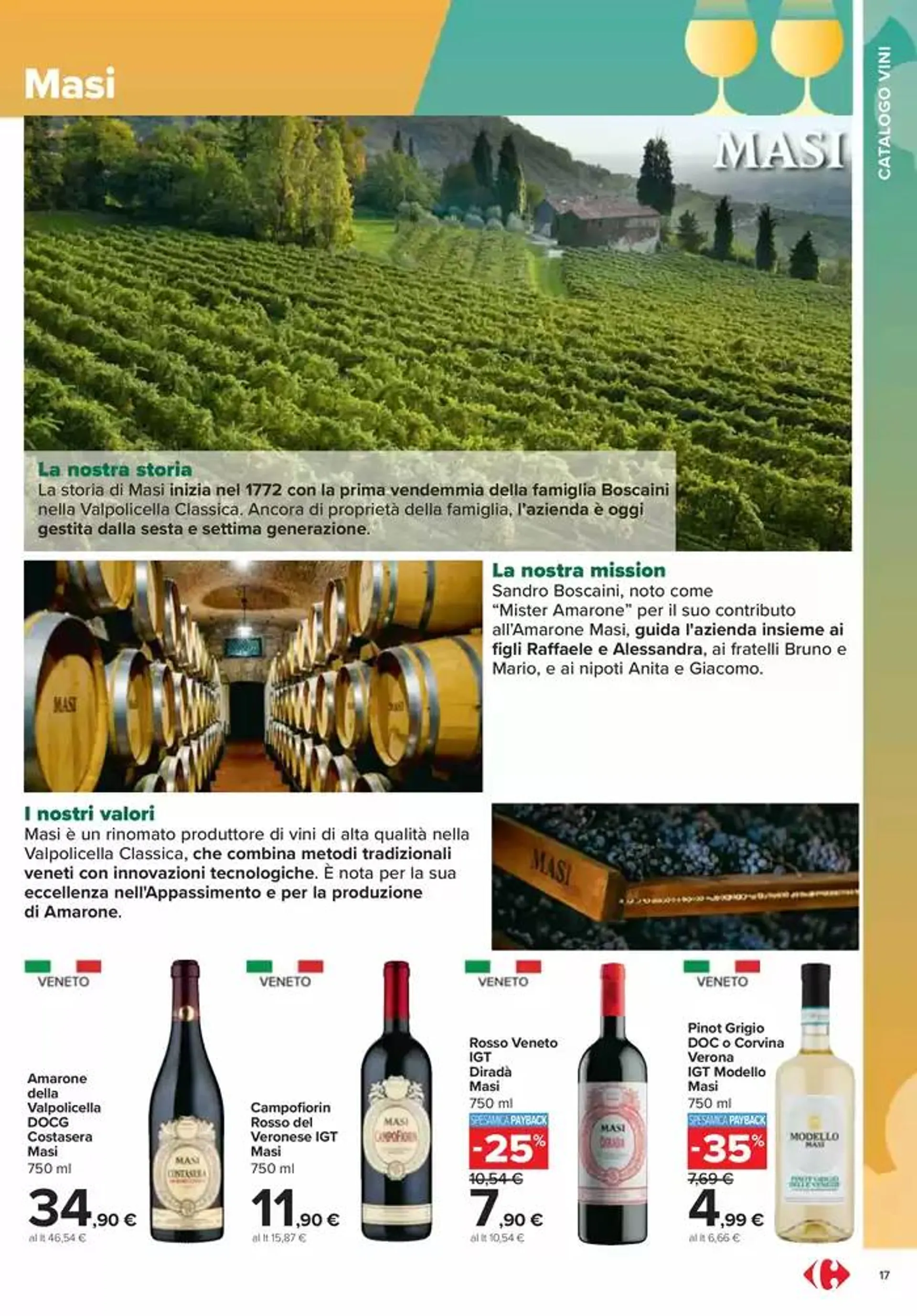 Catalogo vini  da 7 ottobre a 10 novembre di 2024 - Pagina del volantino 17