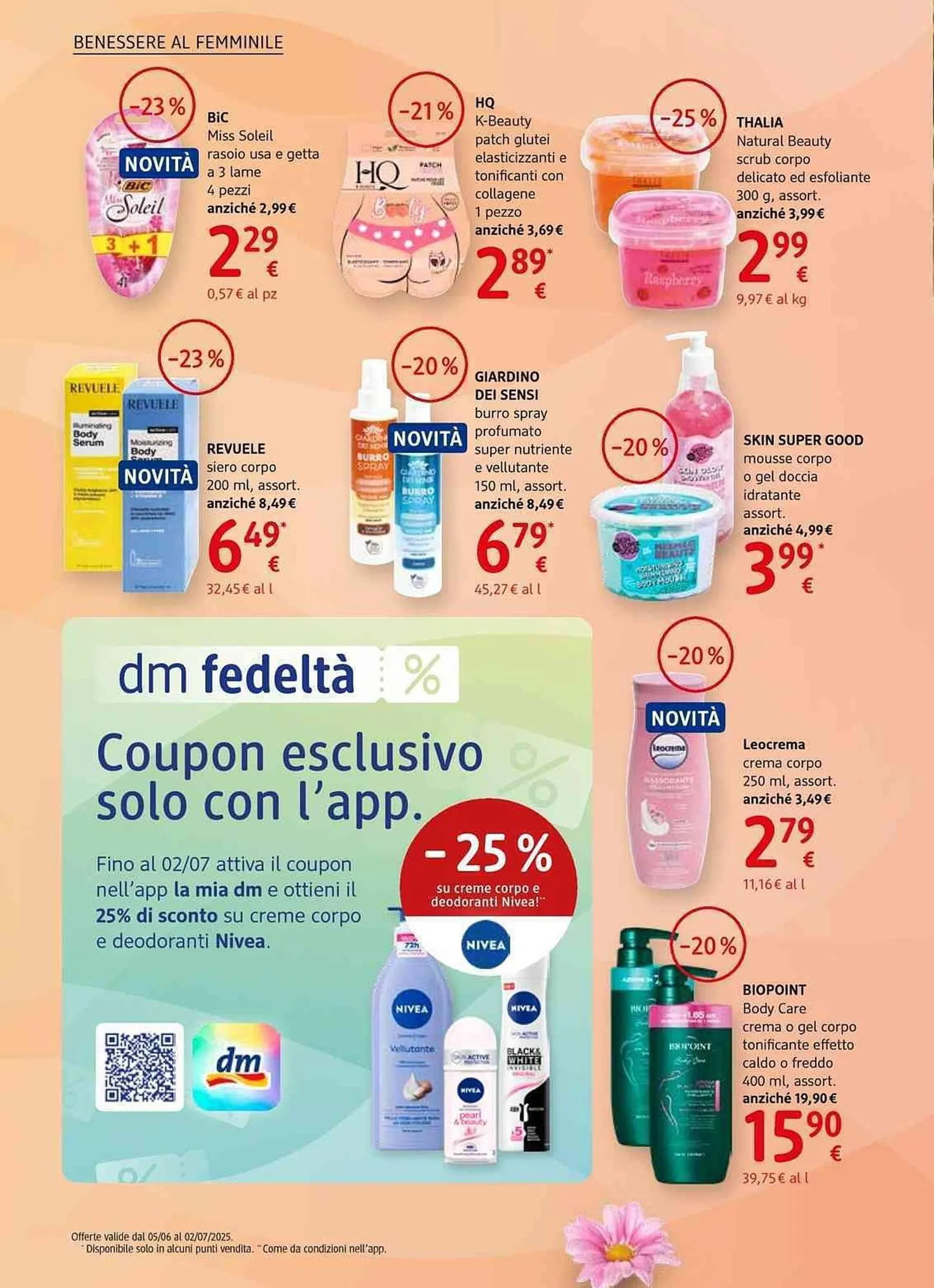 Volantino dm drogerie markt da 5 giugno a 2 luglio di 2025 - Pagina del volantino 4