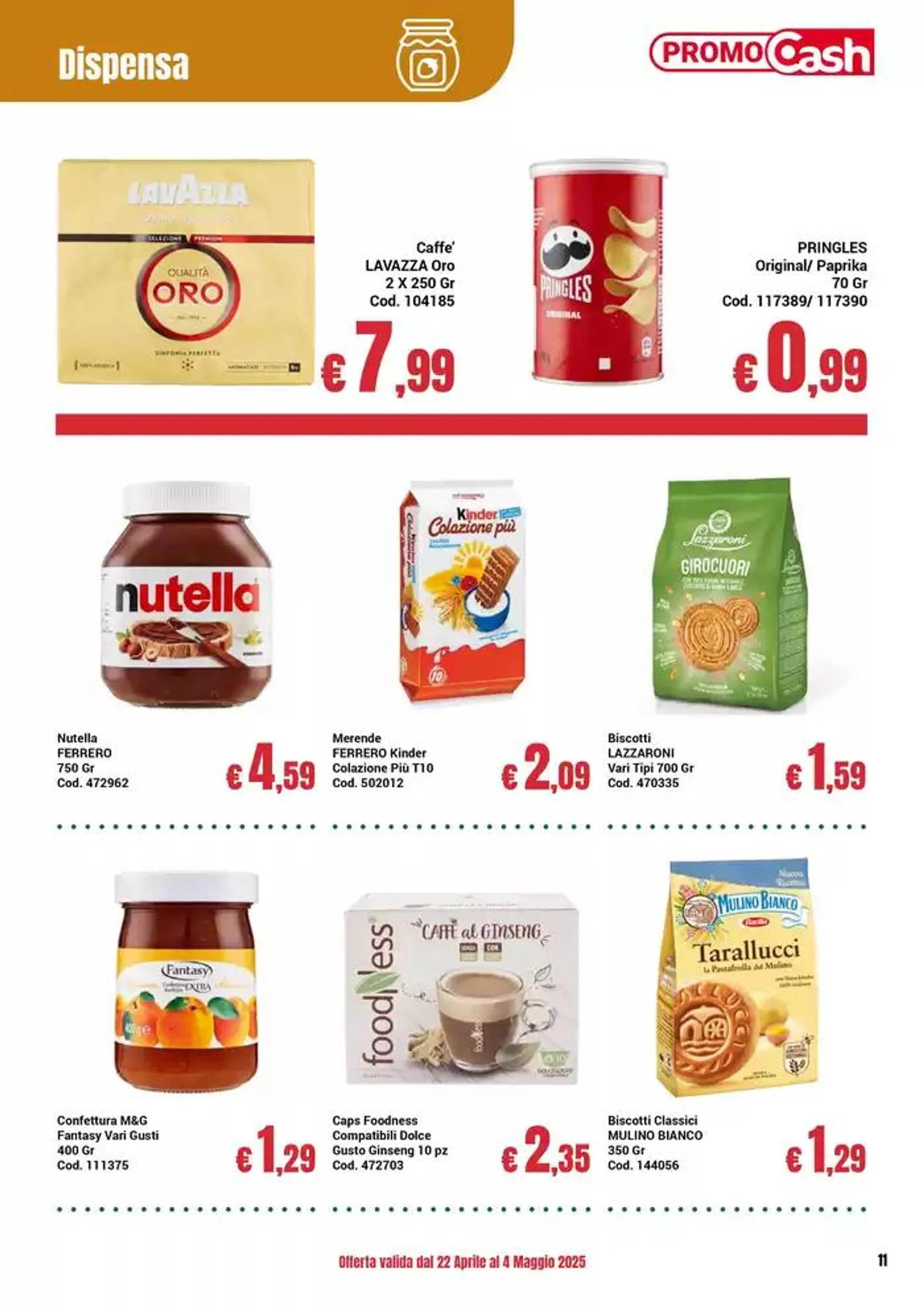Promo cash da 22 aprile a 4 maggio di 2025 - Pagina del volantino 11