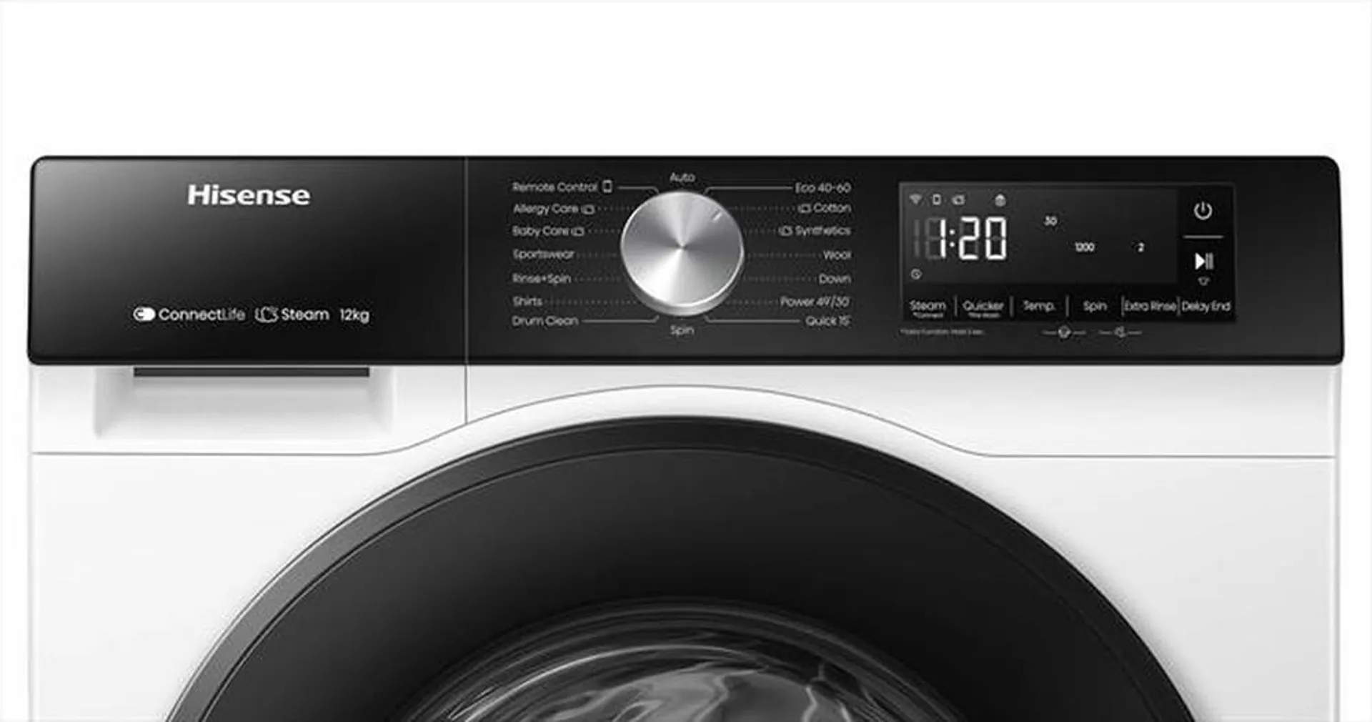 HISENSE - Lavatrice WF3S1243BW3 12 Kg Classe A-Bianco